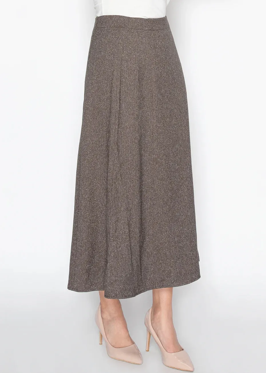 Brown Midi Skirt sold by Lord & Taylor product image thumbnail 5