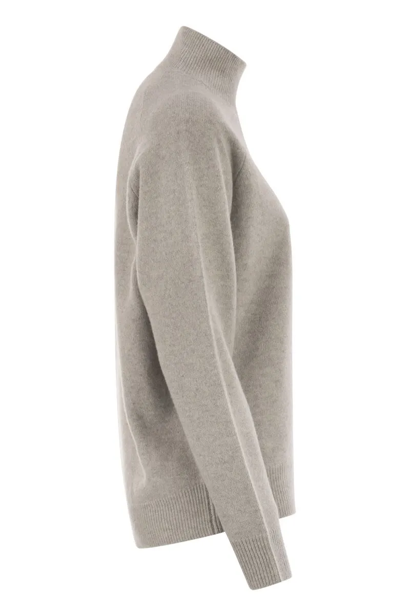 HIGH-NECK JUMPER WITH LUREX sold by Lord & Taylor product image thumbnail 3