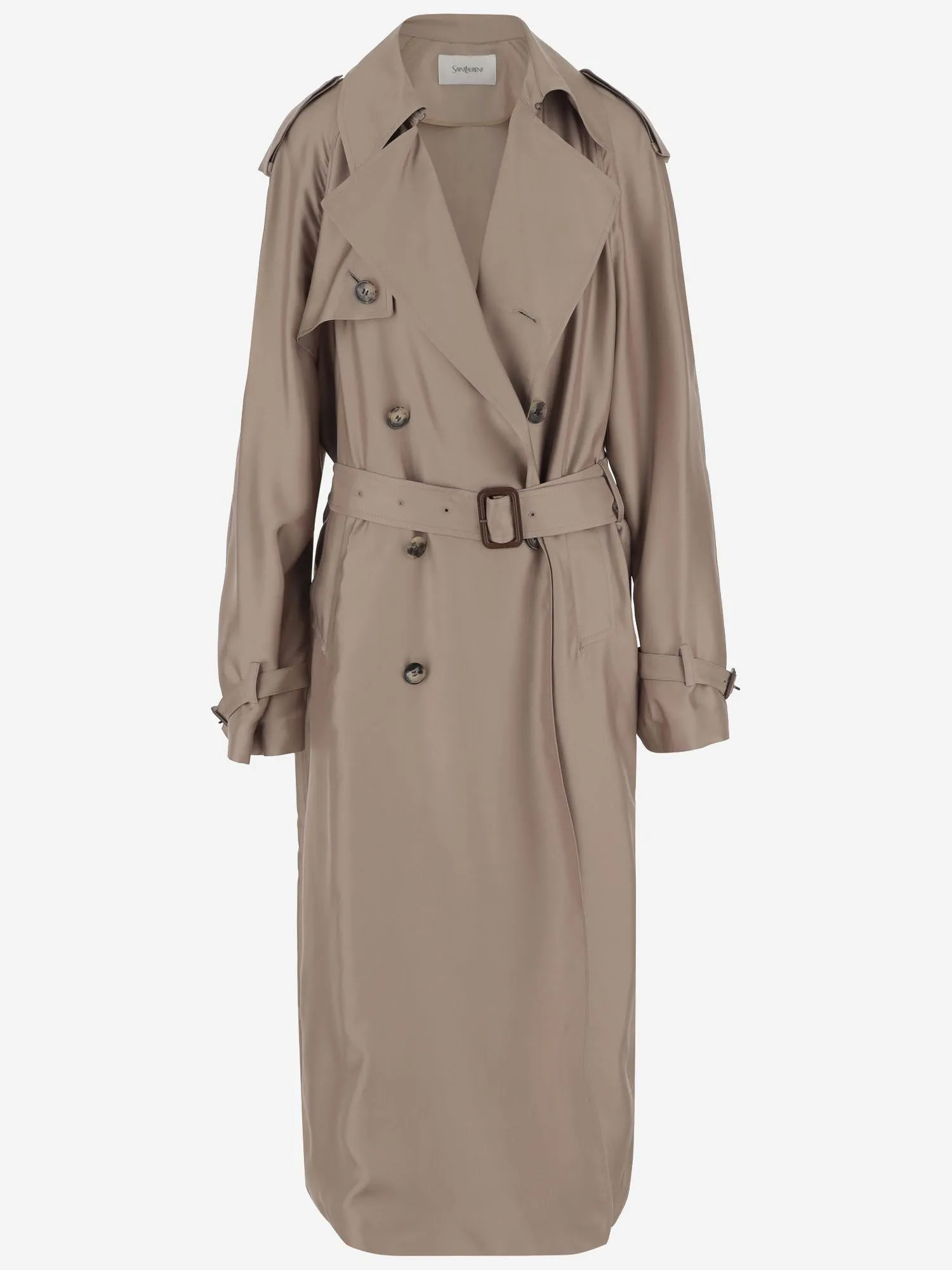 Silk Long Trench Coat sold by Lord & Taylor product image thumbnail 2