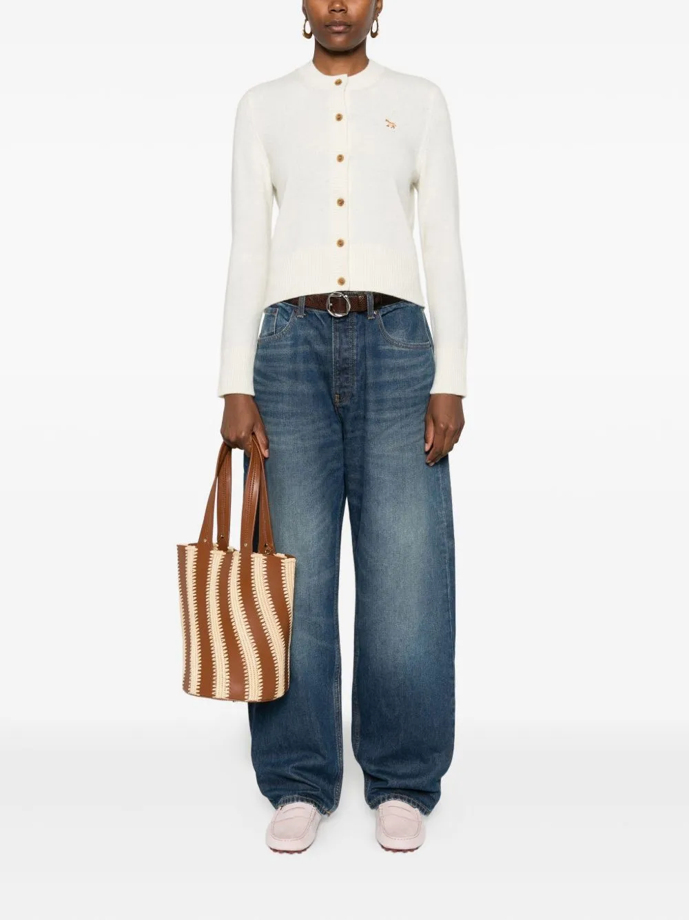 Maison Kitsuné MAISON KITSUNE' Sweaters Beige sold by Lord & Taylor product image thumbnail 3