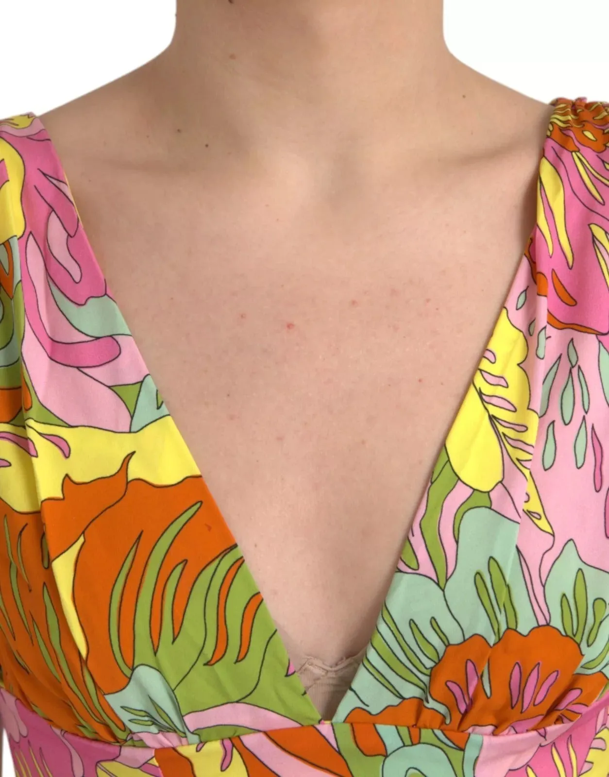 Multicolor Floral Silk Flared Mini Dress sold by Lord & Taylor product image thumbnail 4