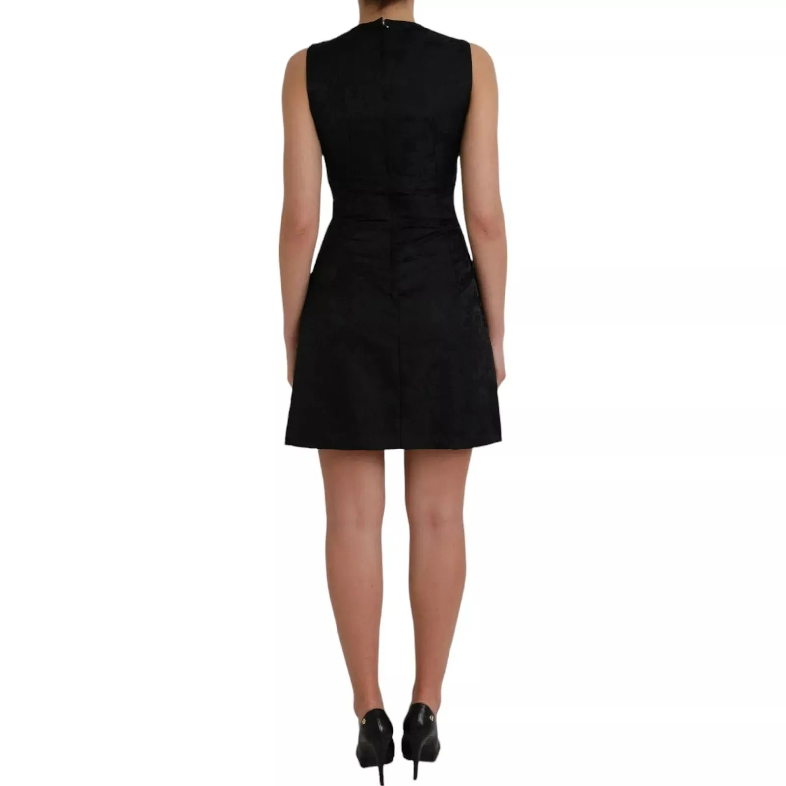 Black Sleeveless Bodycon A-line Mini Dress sold by Lord & Taylor product image thumbnail 2