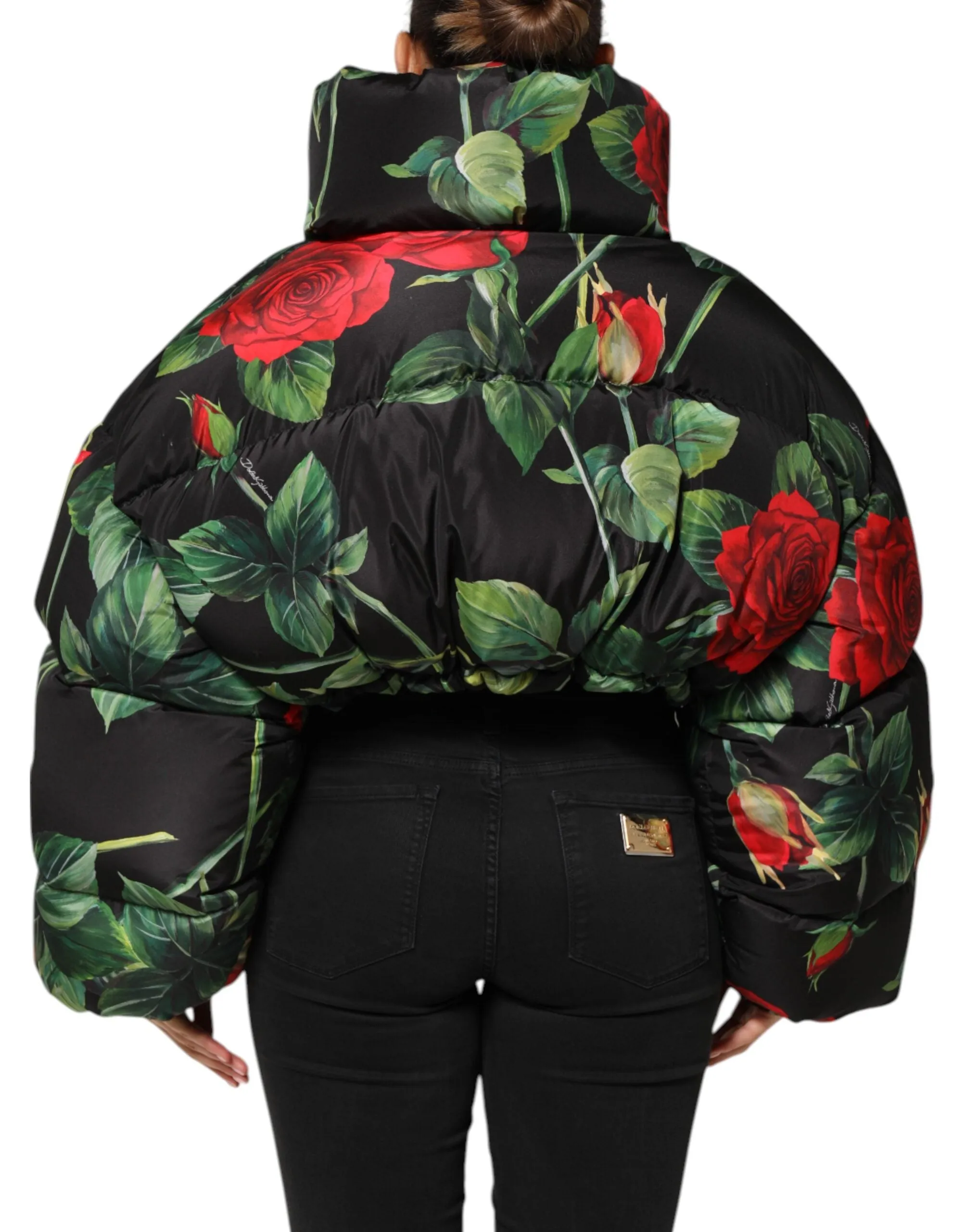 Multicolor Floral Puffer Coat Full Zip Jacket sold by Lord & Taylor product image thumbnail 4