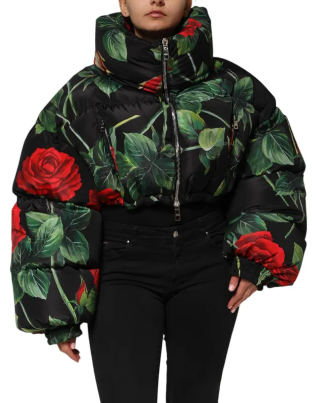 Multicolor Floral Puffer Coat Full Zip Jacket sold by Lord & Taylor