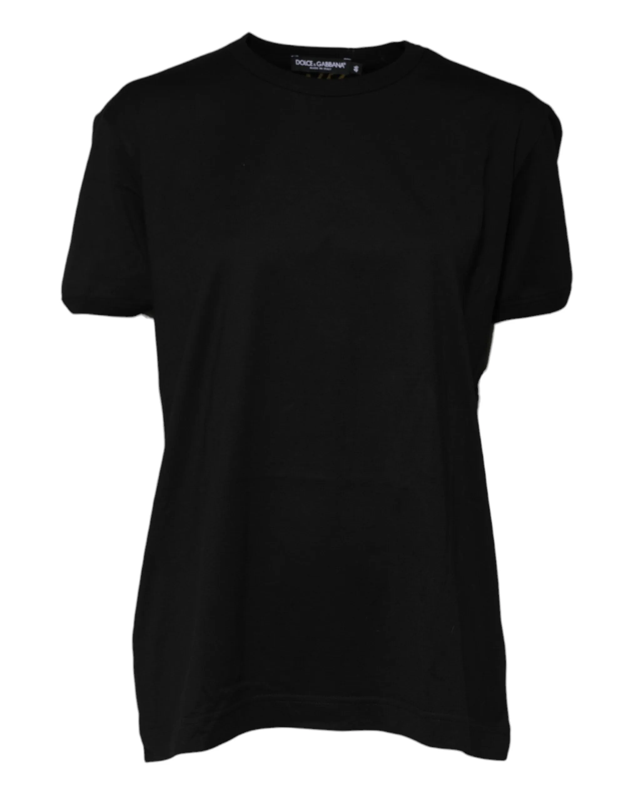 Black Cotton Goodluck Tee Crew Neck T-shirt sold by Lord & Taylor product image thumbnail 2
