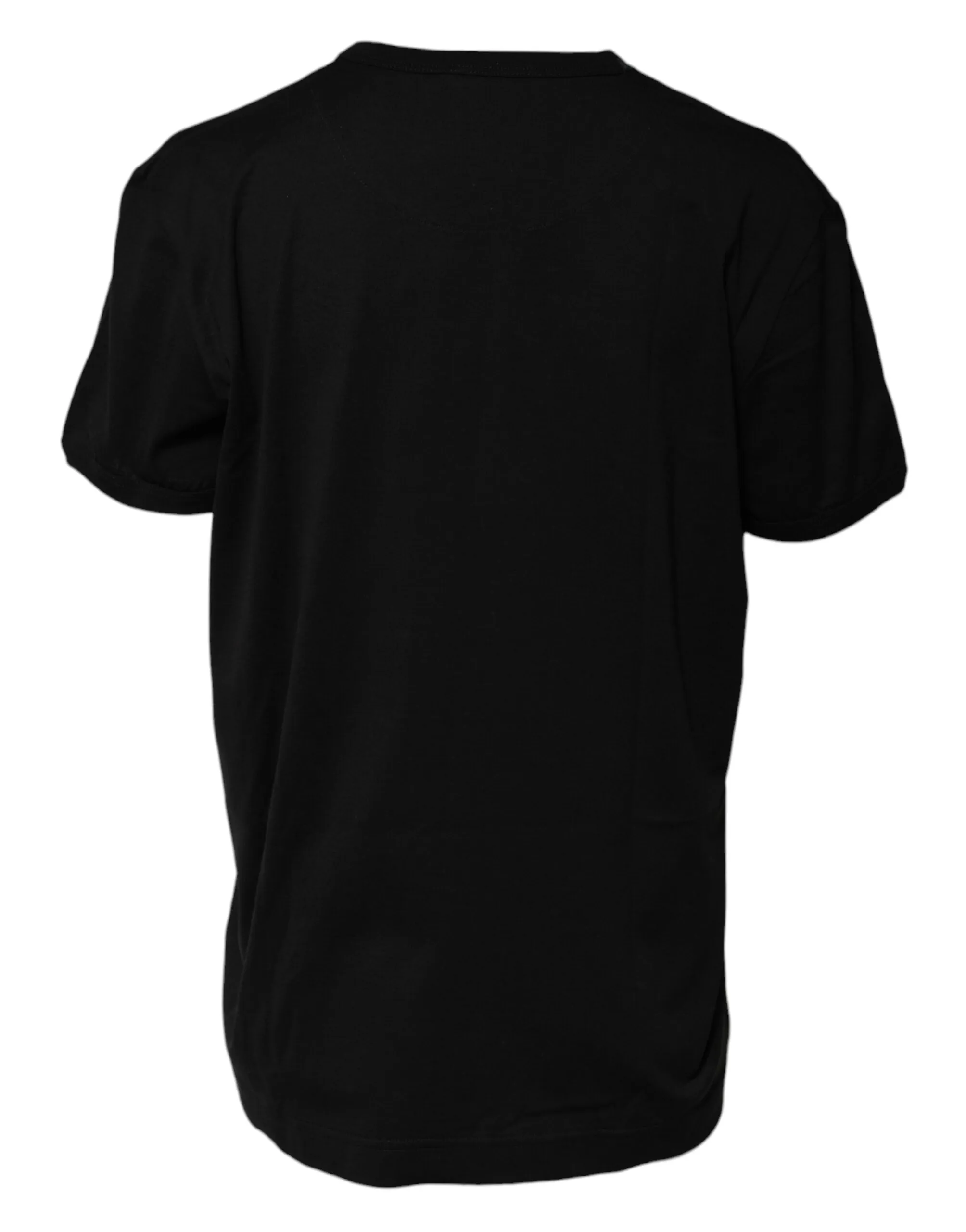 Black Cotton Goodluck Tee Crew Neck T-shirt sold by Lord & Taylor product image thumbnail 3