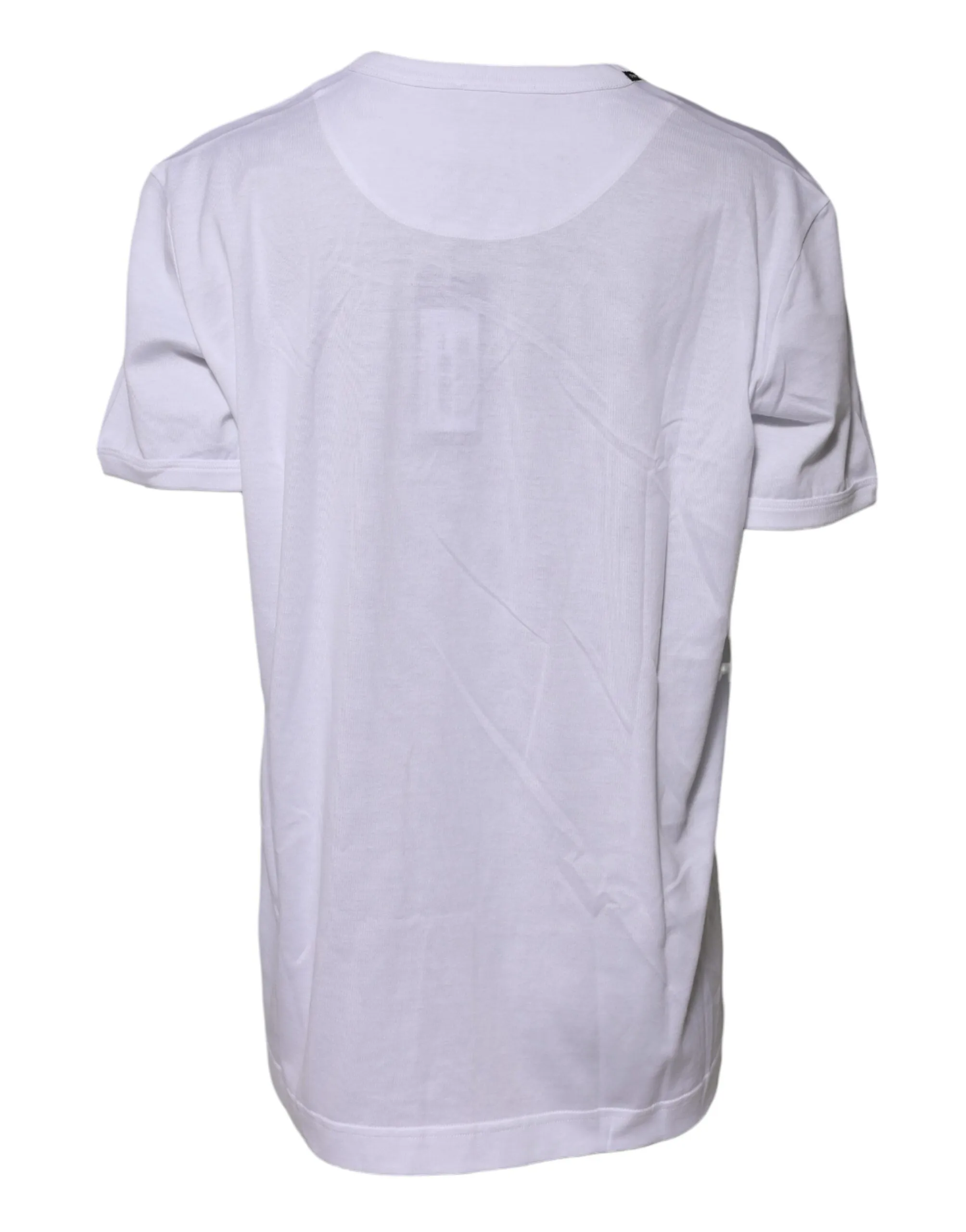 White Cotton Goodluck 2022 Crew Neck T-shirt sold by Lord & Taylor product image thumbnail 3