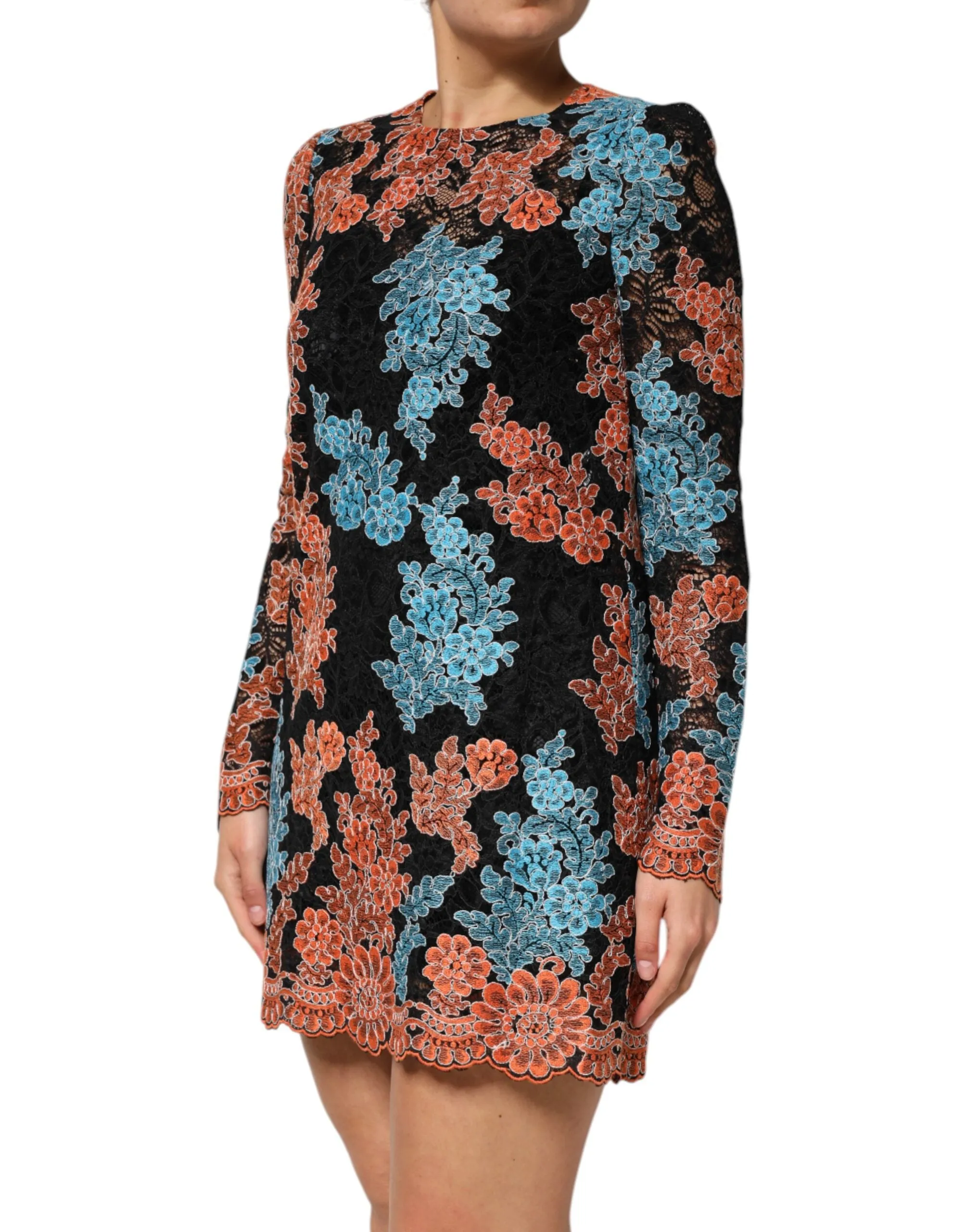 Multicolor Floral Embroidery Shift Mini Dress sold by Lord & Taylor product image thumbnail 3