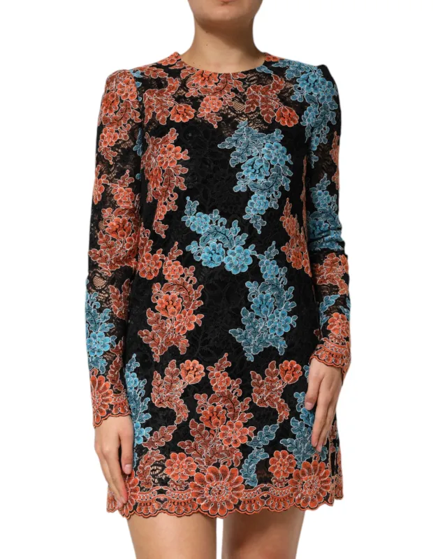 Multicolor Floral Embroidery Shift Mini Dress sold by Lord & Taylor