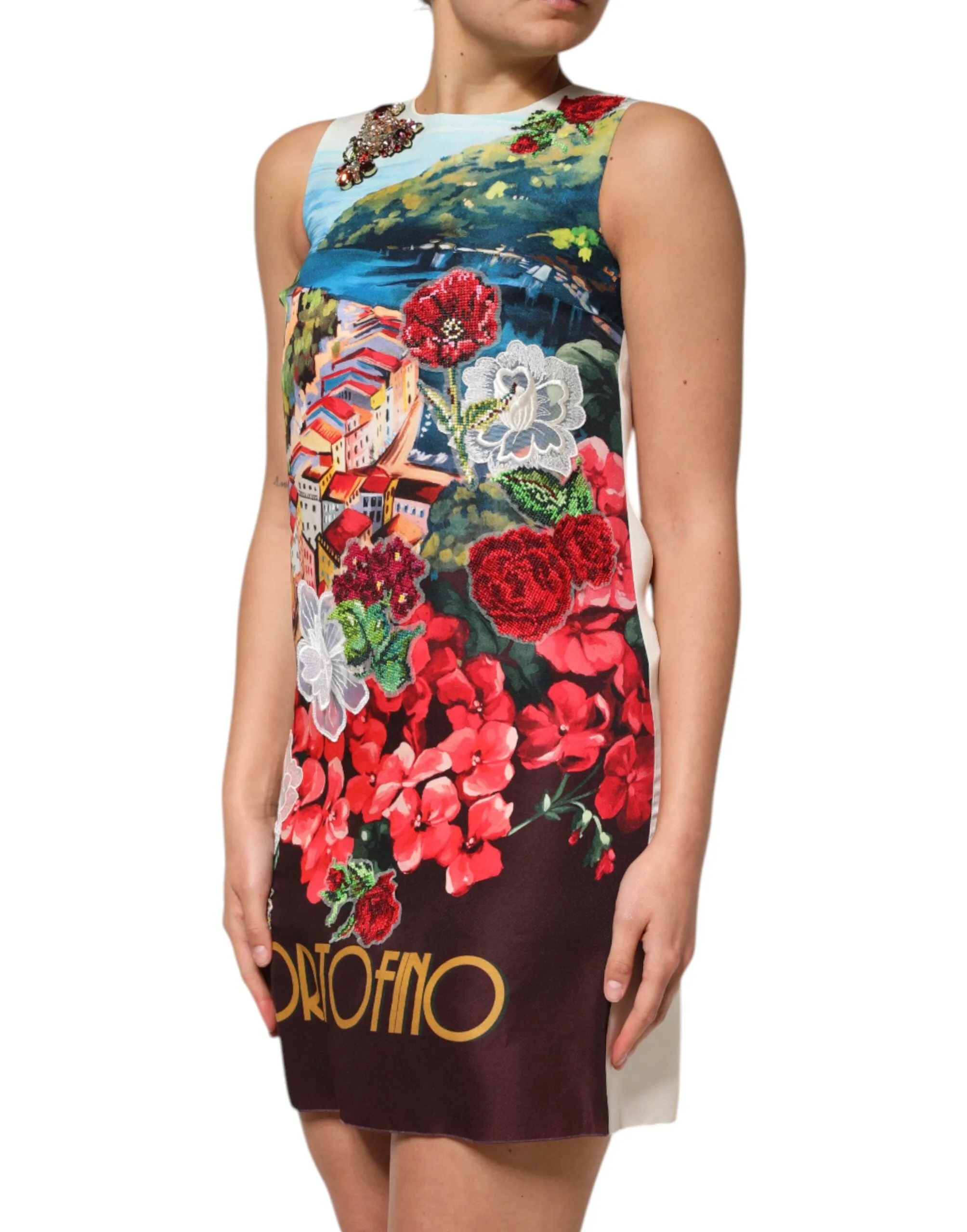Multicolor Crystal Embellished A-line Mini Dress sold by Lord & Taylor product image thumbnail 3