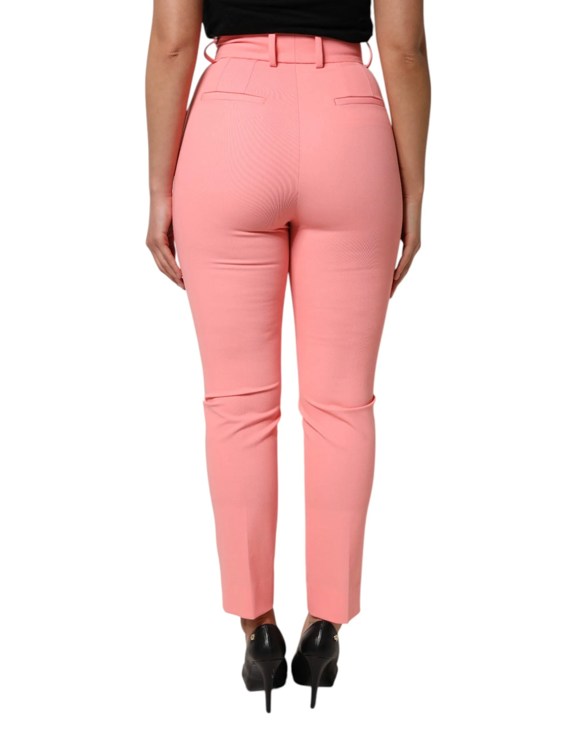 Pink High Waist Dress Tapered Pants sold by Lord & Taylor product image thumbnail 4