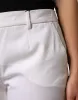 White Wool Mid Waist Tapered Pants sold by Lord & Taylor
