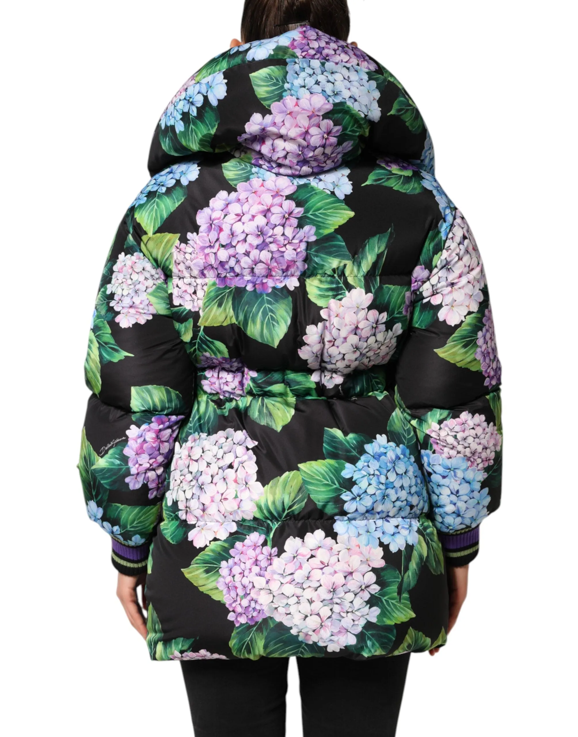 Multicolor Floral Print Puffer Quilted Jacket sold by Lord & Taylor product image thumbnail 4