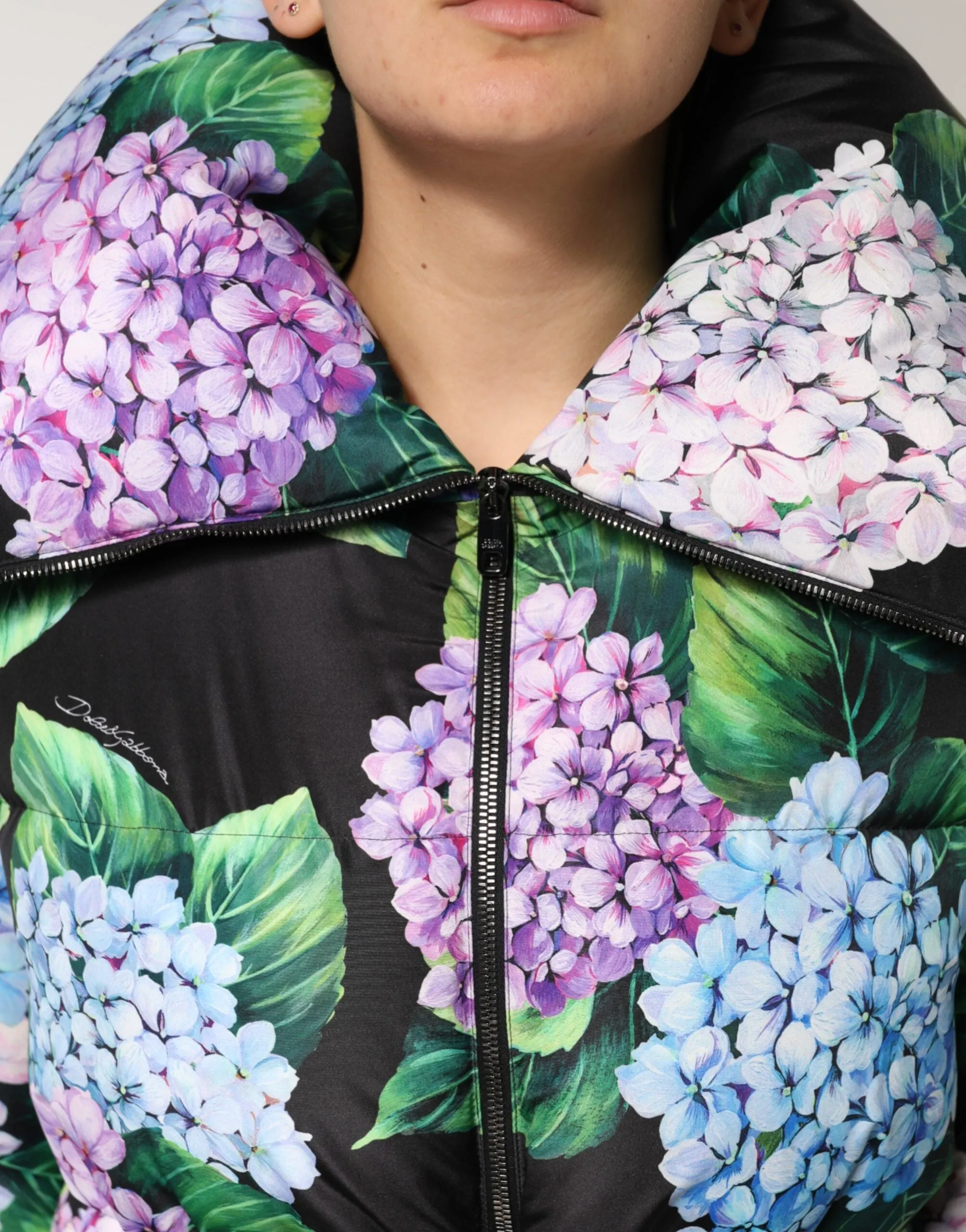 Multicolor Floral Print Puffer Quilted Jacket sold by Lord & Taylor product image thumbnail 5