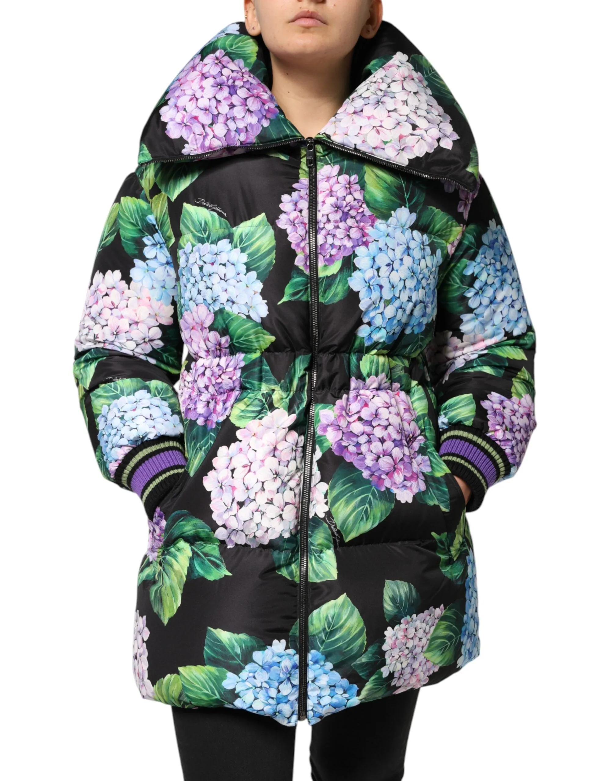 Multicolor Floral Print Puffer Quilted Jacket sold by Lord & Taylor product image thumbnail 2