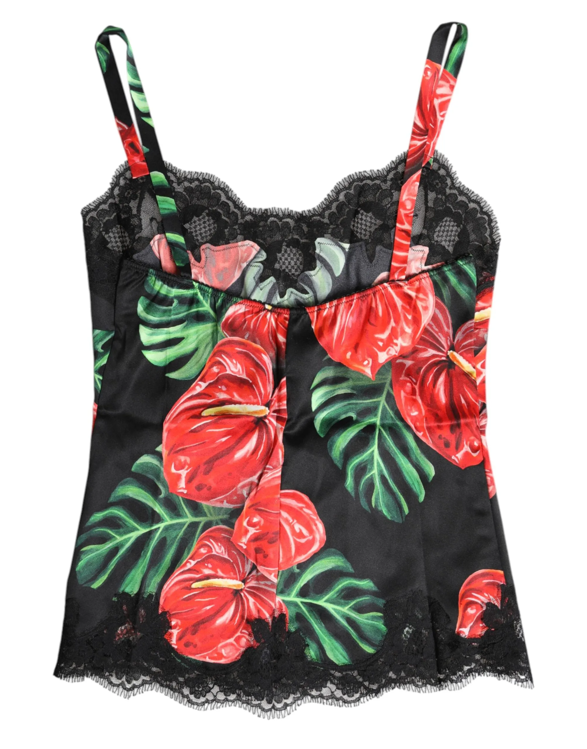 Multicolor Floral Silk Tank Lingerie Underwear sold by Lord & Taylor product image thumbnail 3