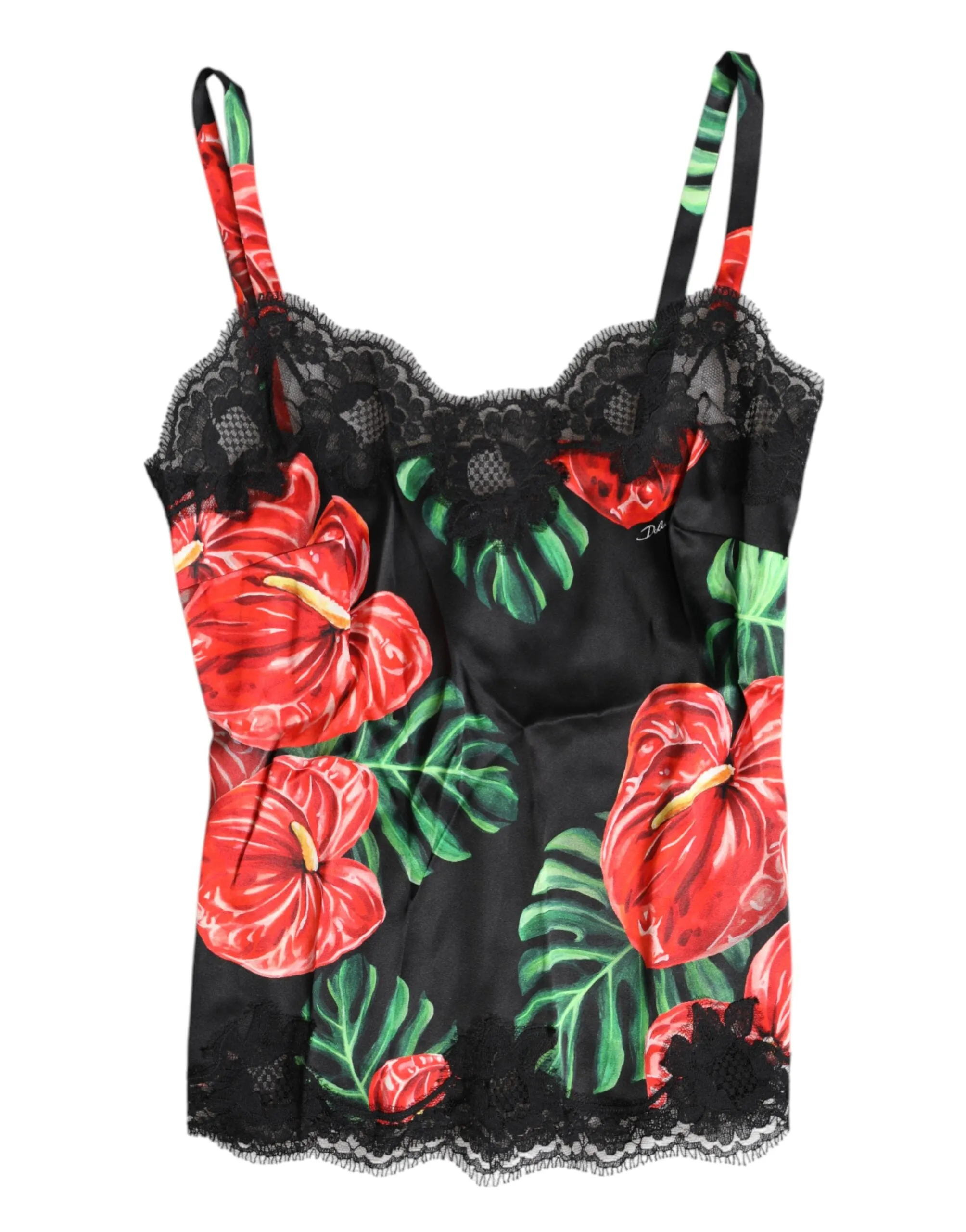 Multicolor Floral Silk Tank Lingerie Underwear sold by Lord & Taylor product image thumbnail 2