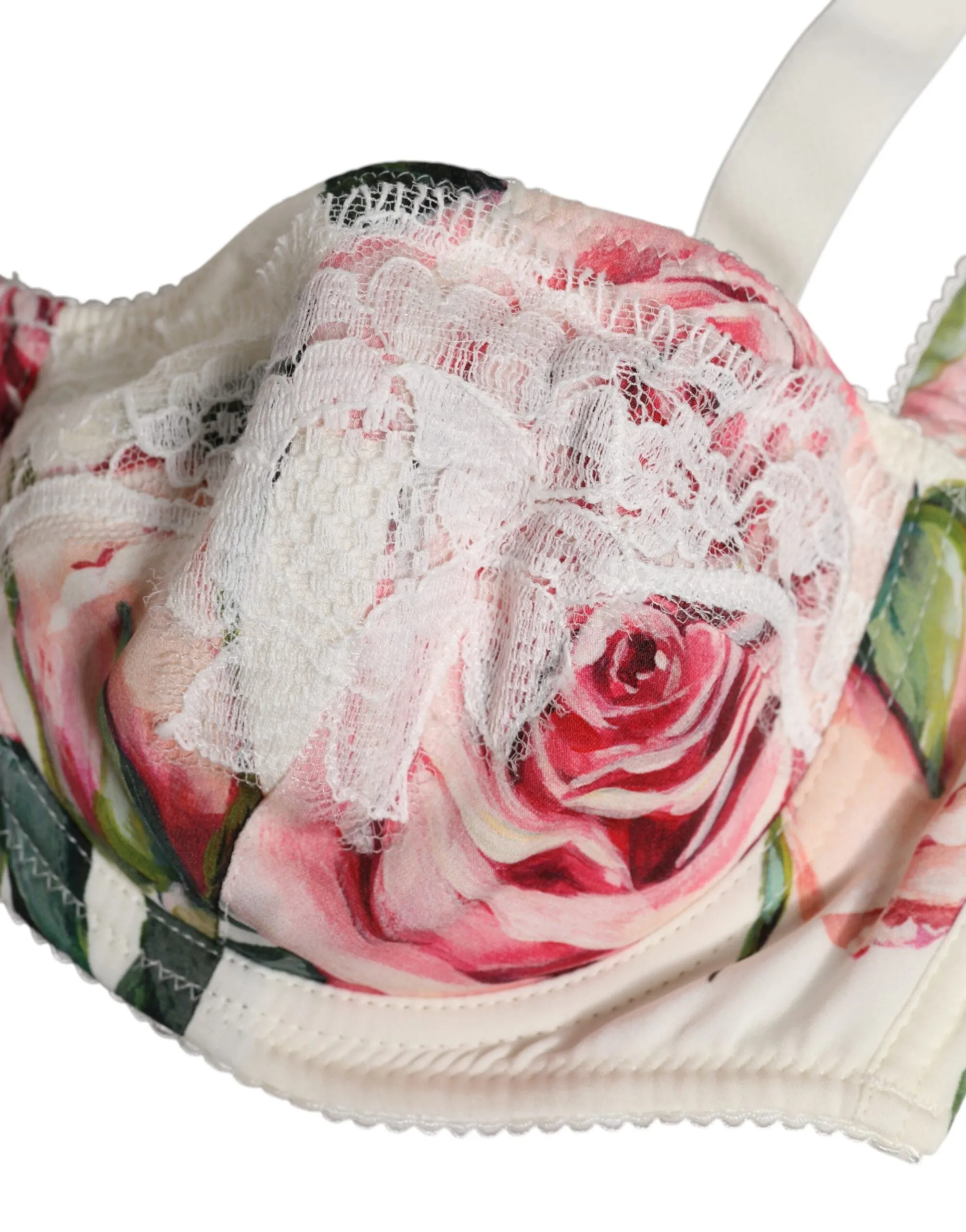 White Floral Balconette Underwired Bra Underwear sold by Lord & Taylor product image thumbnail 3