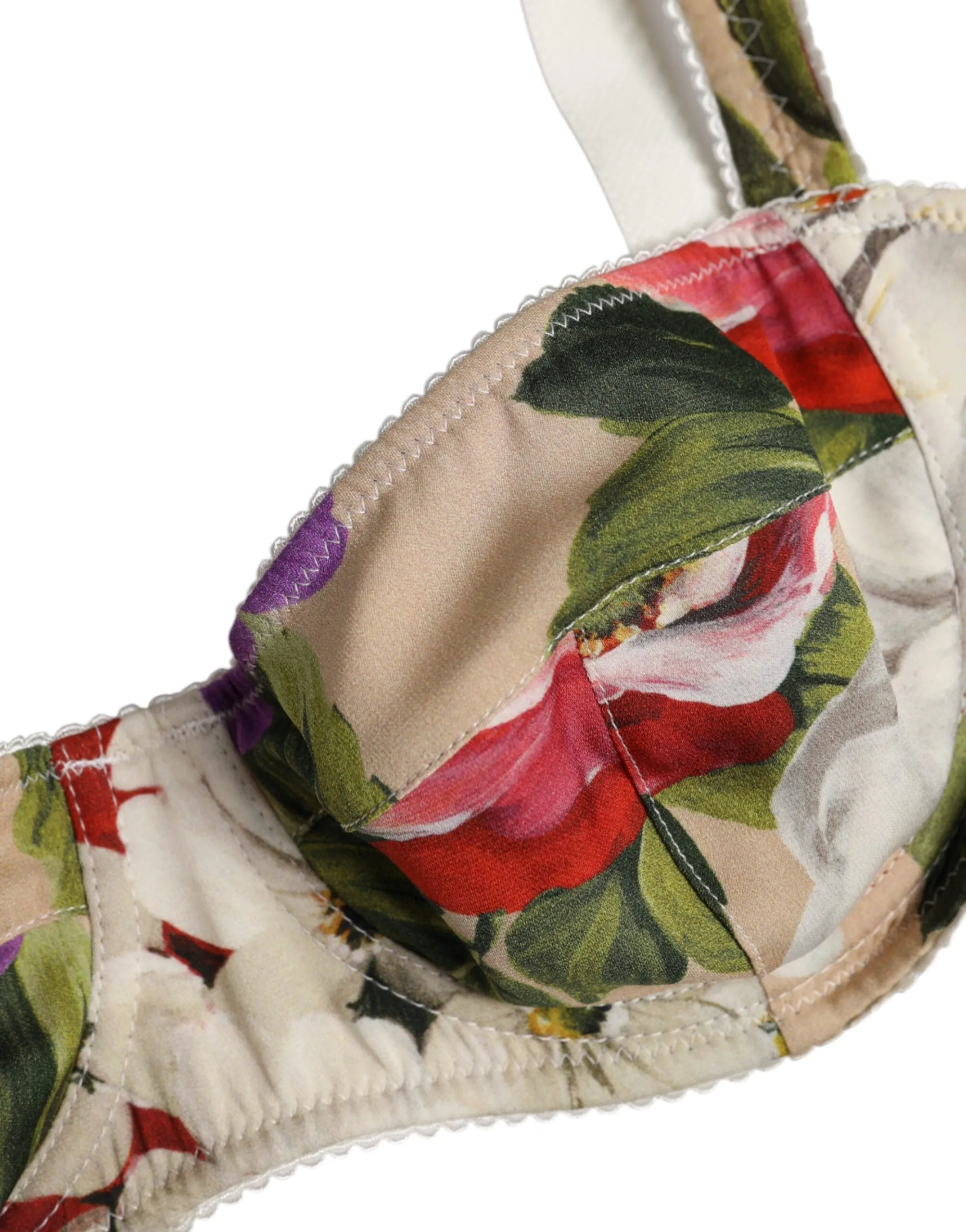 Beige Floral Balconcino Underwired Bra Underwear sold by Lord & Taylor product image thumbnail 3