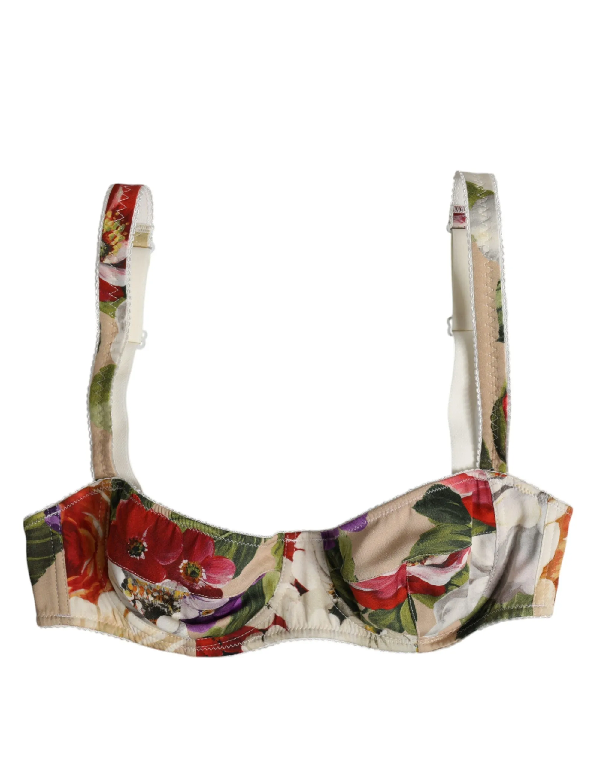 Beige Floral Balconcino Underwired Bra Underwear sold by Lord & Taylor