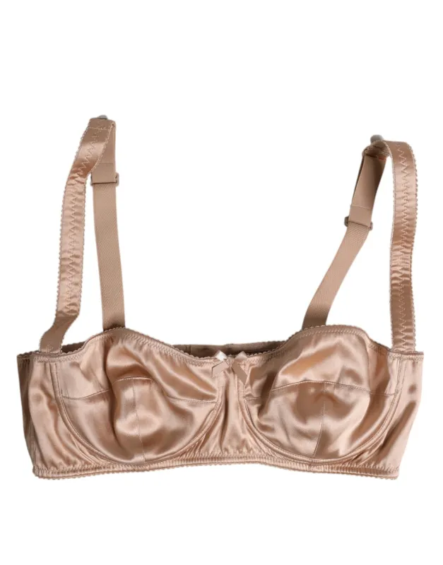 Pale Pink Underwired Balconette Bra Underwear sold by Lord & Taylor