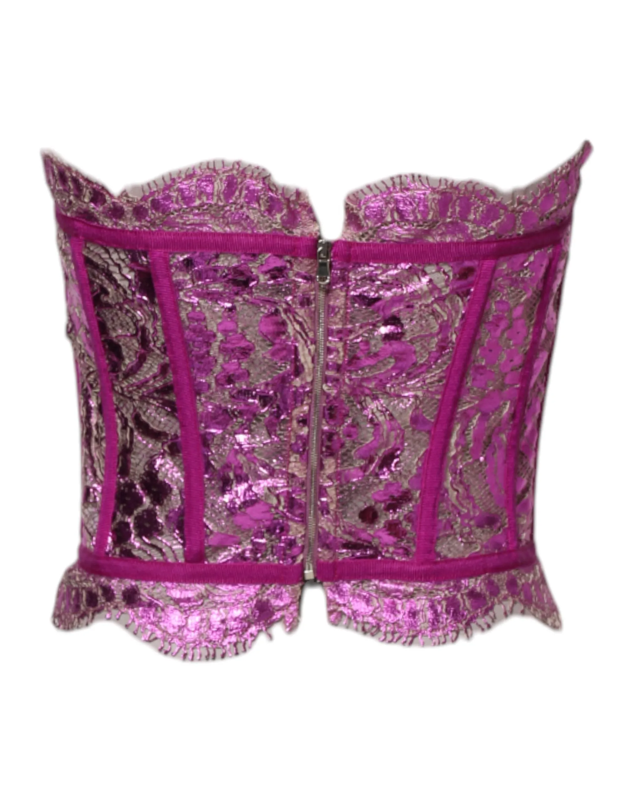 Pink Bustier Sleeveless Corset Blouse Top sold by Lord & Taylor product image thumbnail 3