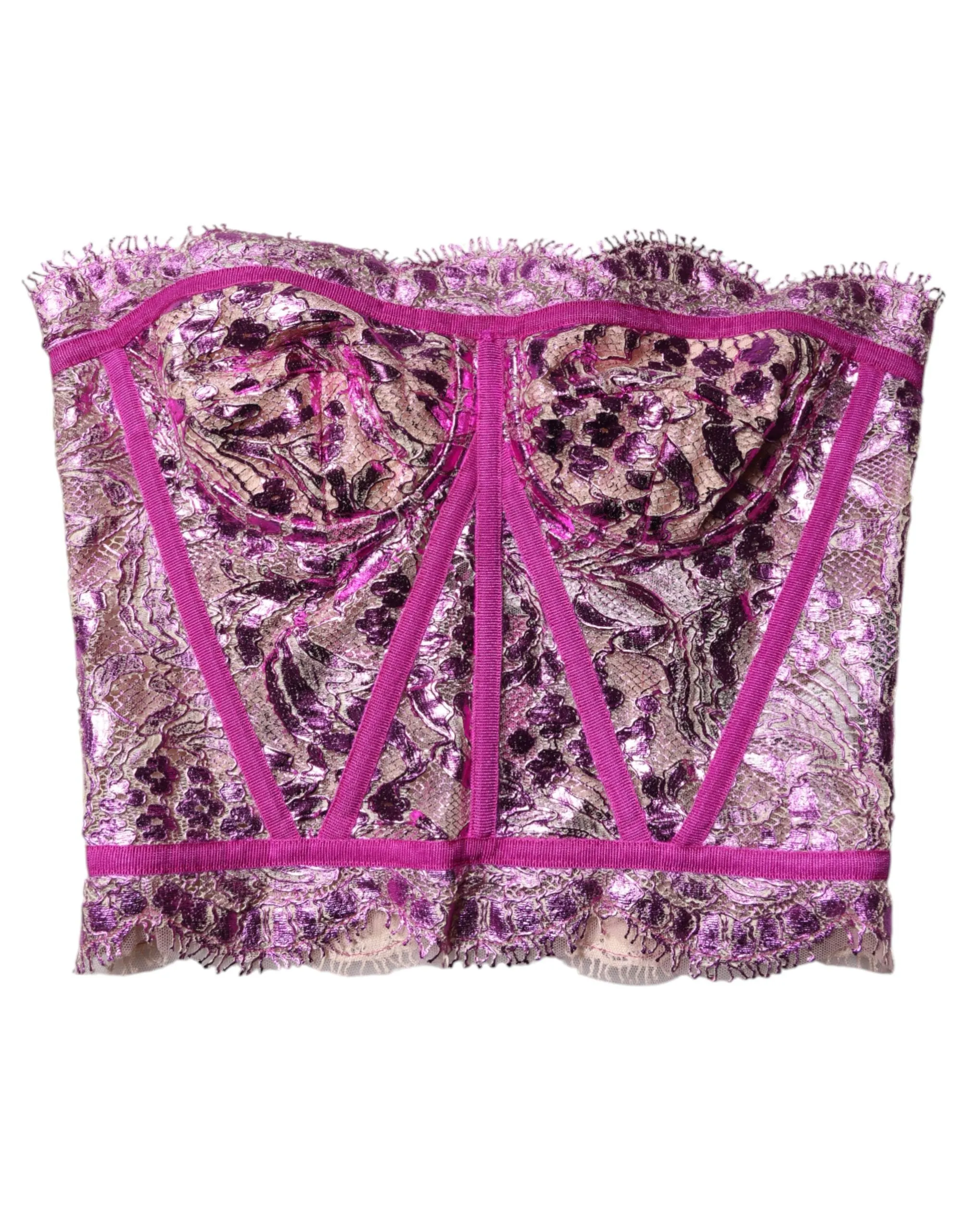 Pink Bustier Sleeveless Corset Blouse Top sold by Lord & Taylor product image thumbnail 4
