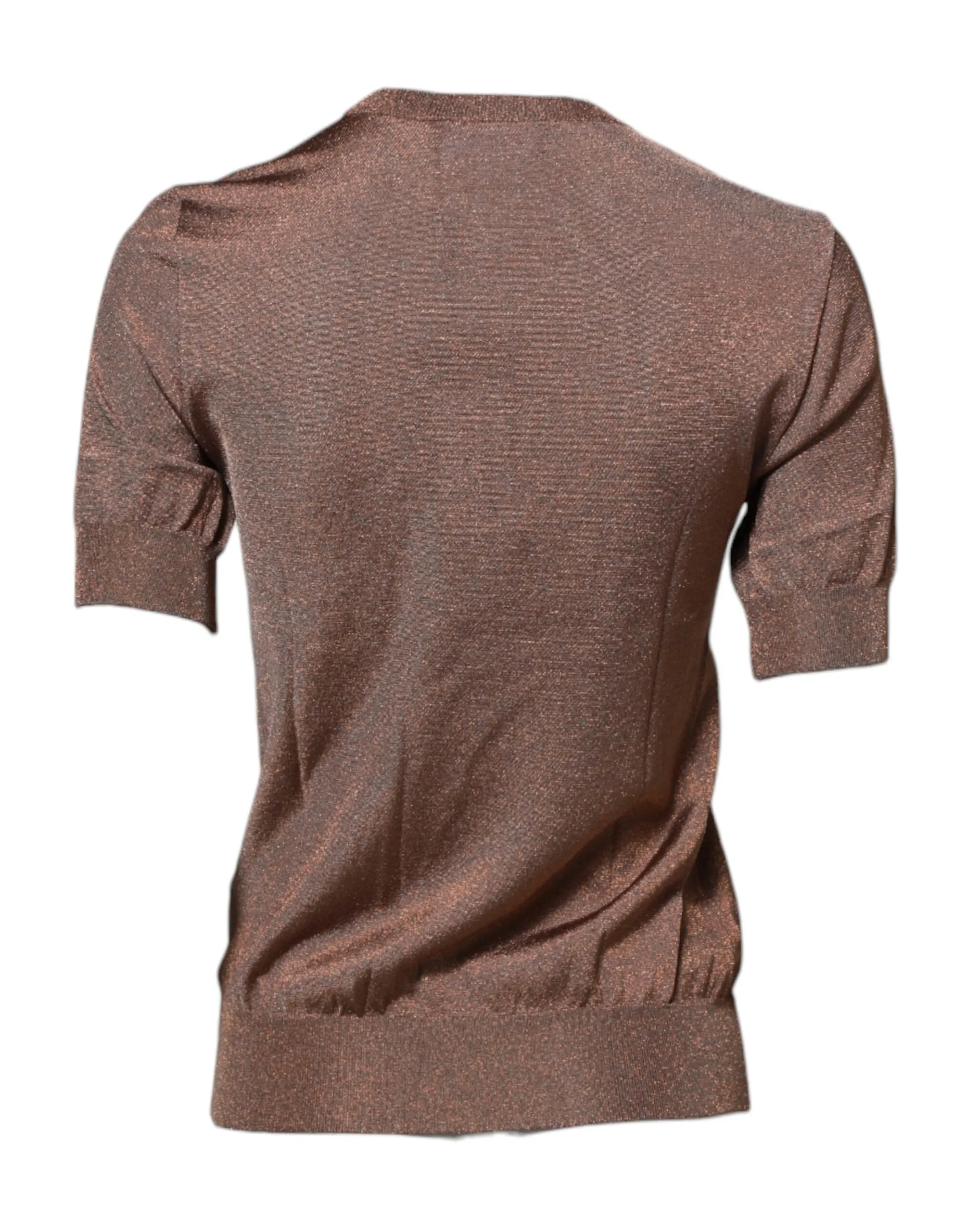 Brown Lily Embellished Round Neck Blouse Top sold by Lord & Taylor product image thumbnail 3