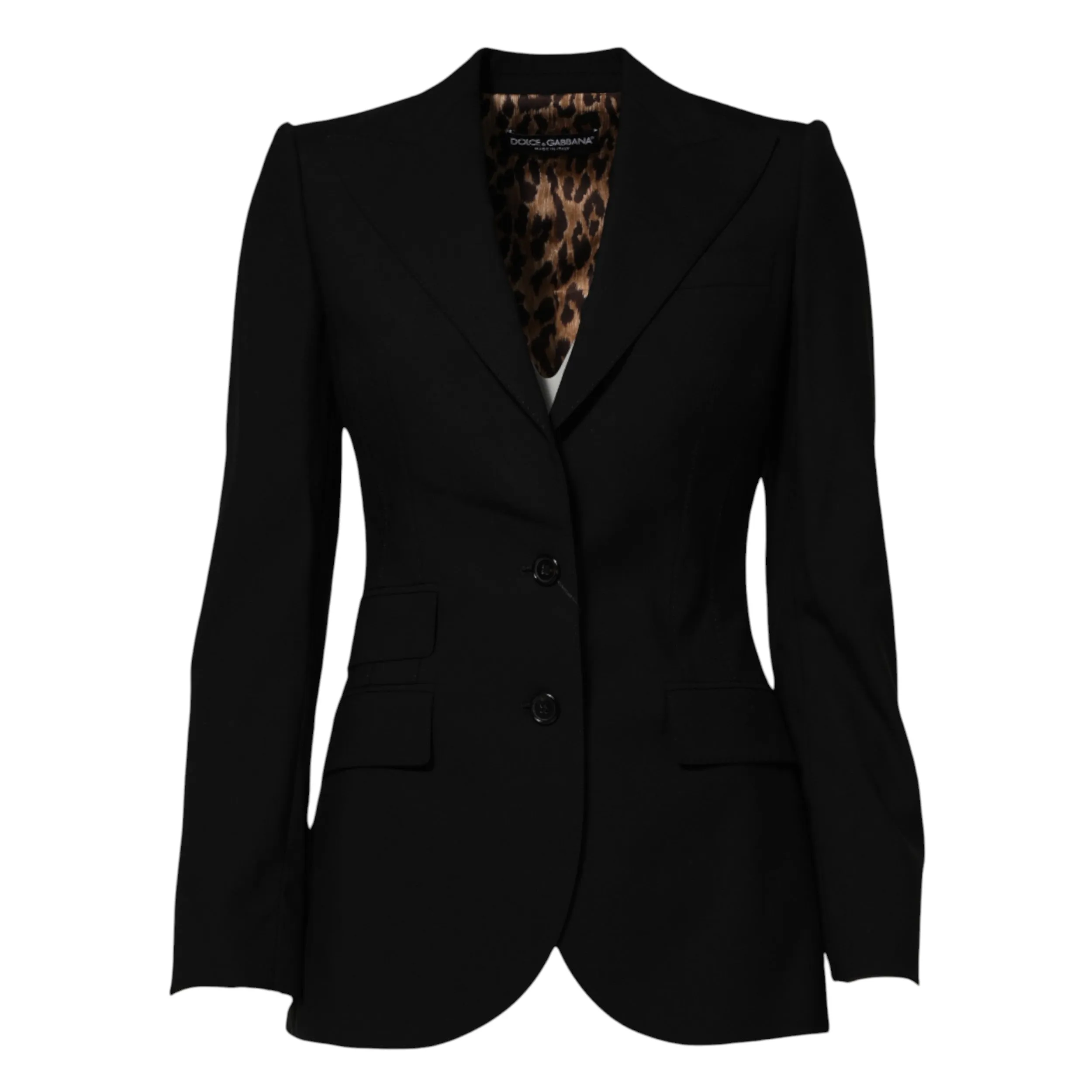 Black Wool Single Breasted Coat Jacket sold by Lord & Taylor product image thumbnail 5