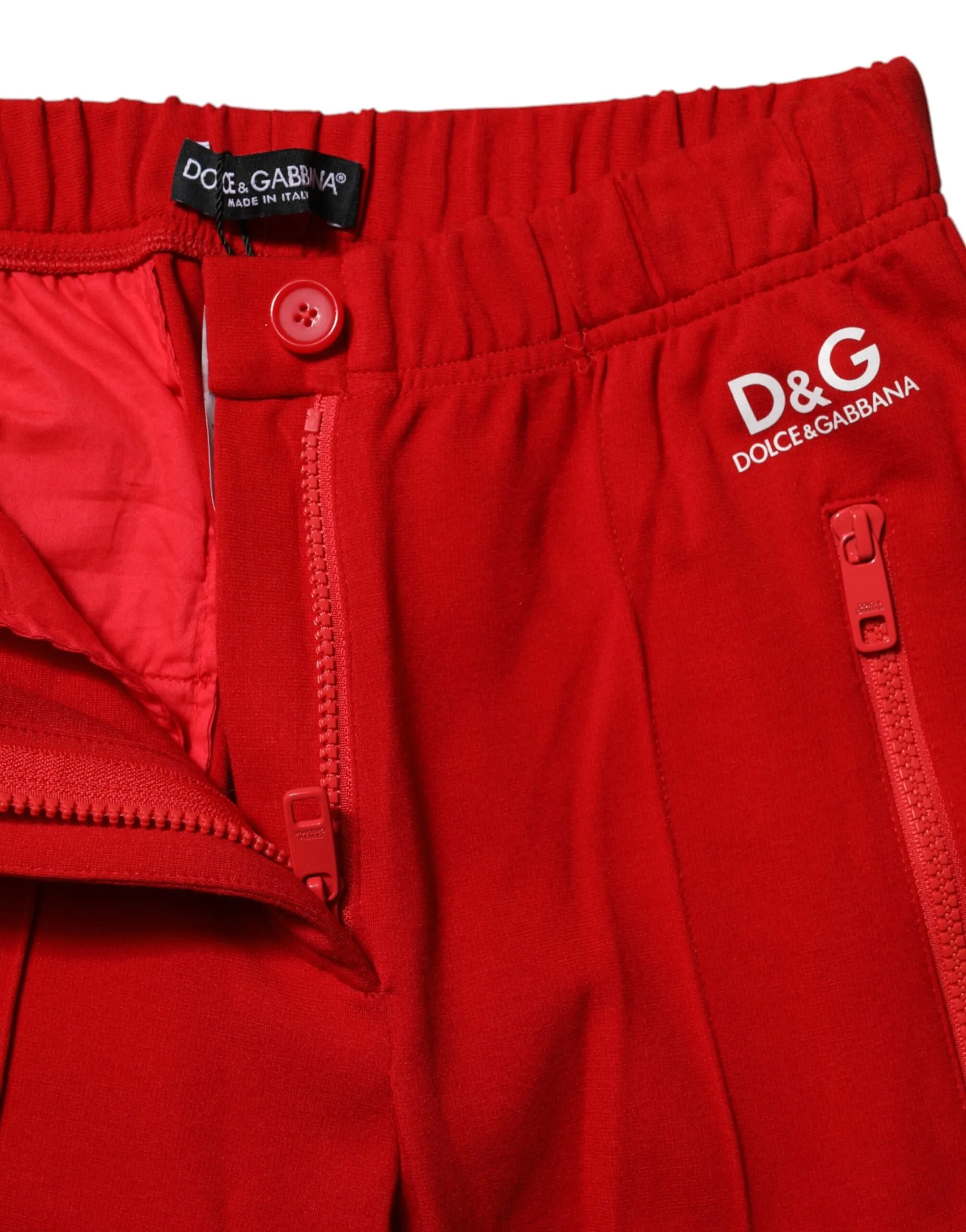 Red Mid Waist Slim Fit Pants sold by Lord & Taylor product image thumbnail 4