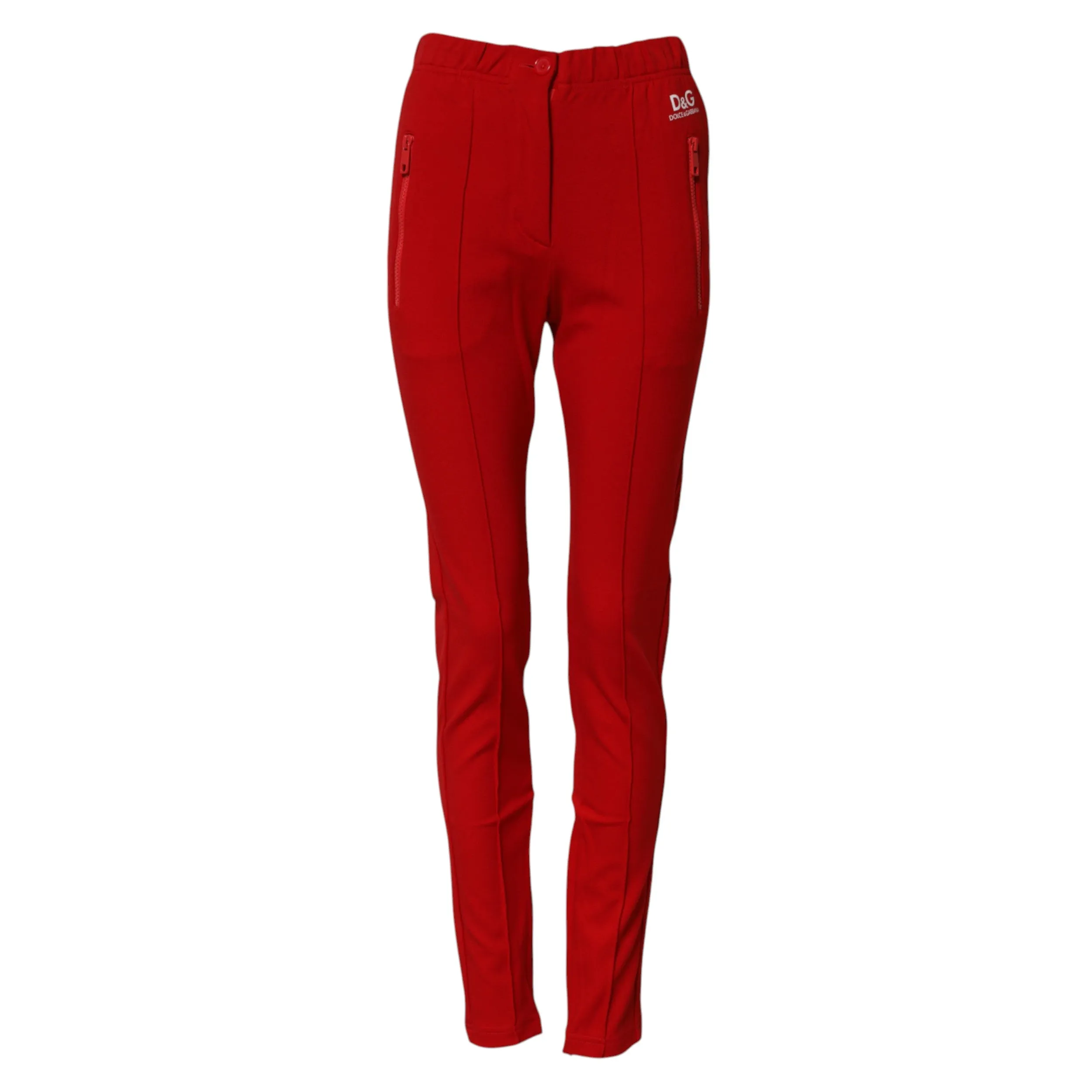 Red Mid Waist Slim Fit Pants sold by Lord & Taylor product image thumbnail 5