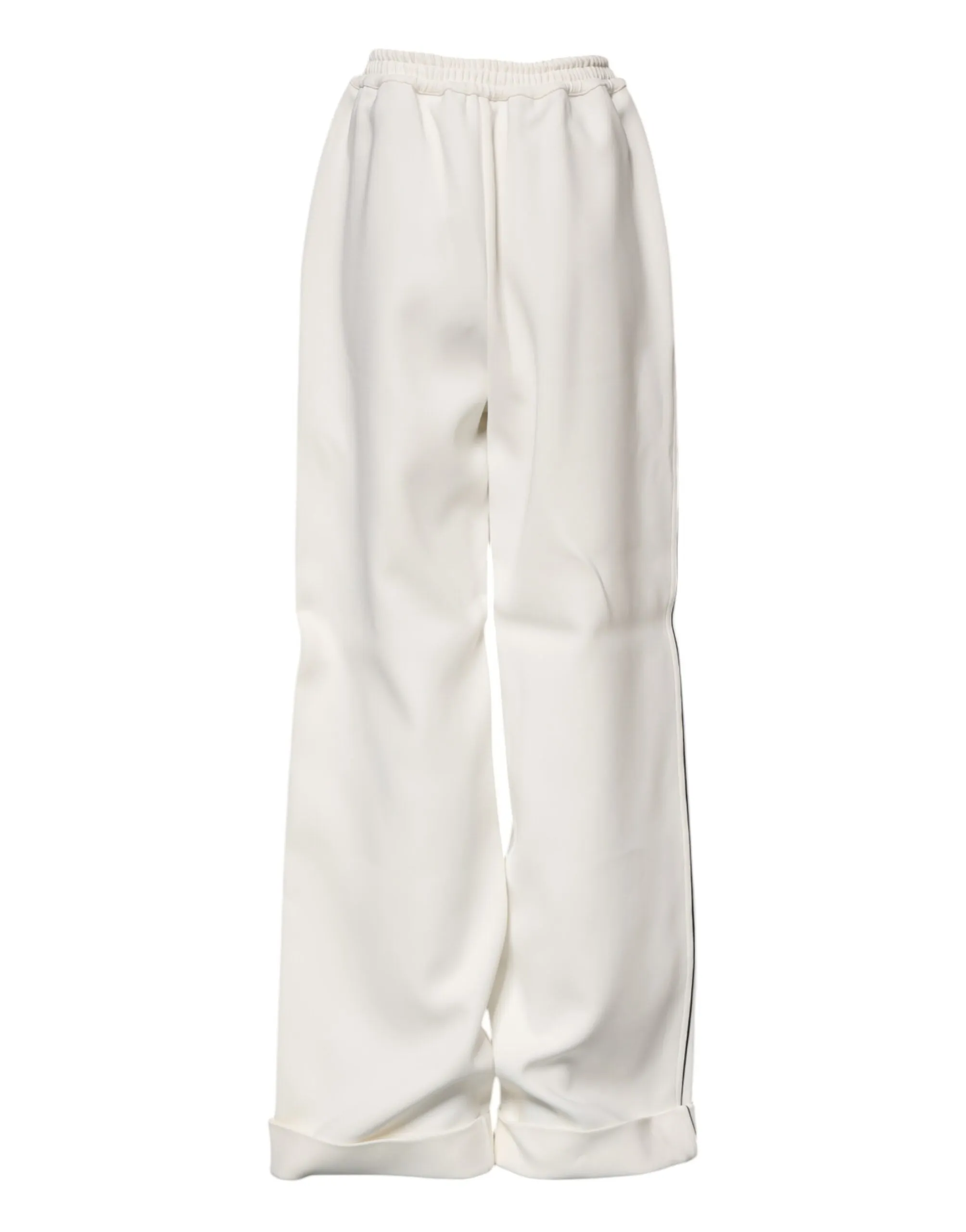 White Viscose Wide Leg Pull On Pants sold by Lord & Taylor product image thumbnail 3