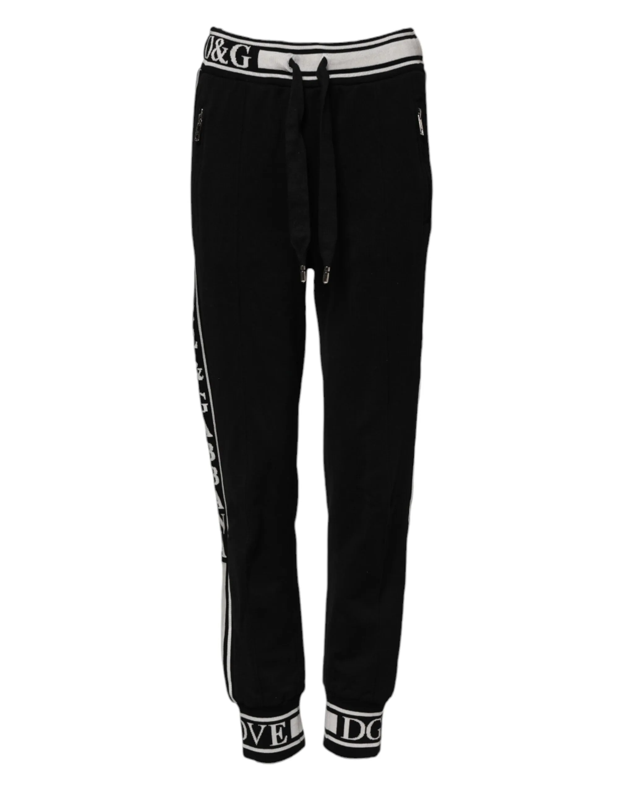 Black Cotton Jogger Logo Waist Pants sold by Lord & Taylor