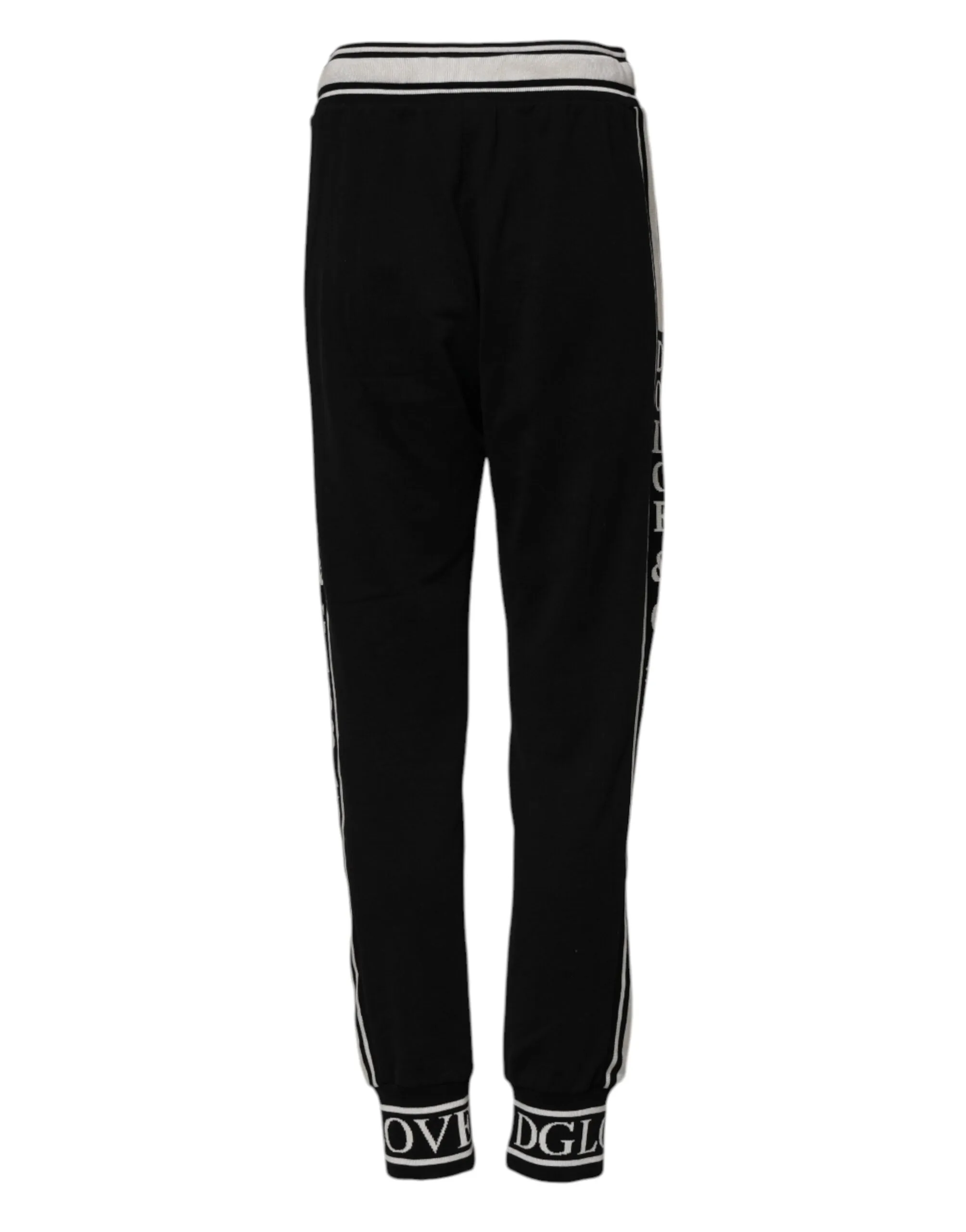 Black Cotton Jogger Logo Waist Pants sold by Lord & Taylor product image thumbnail 3
