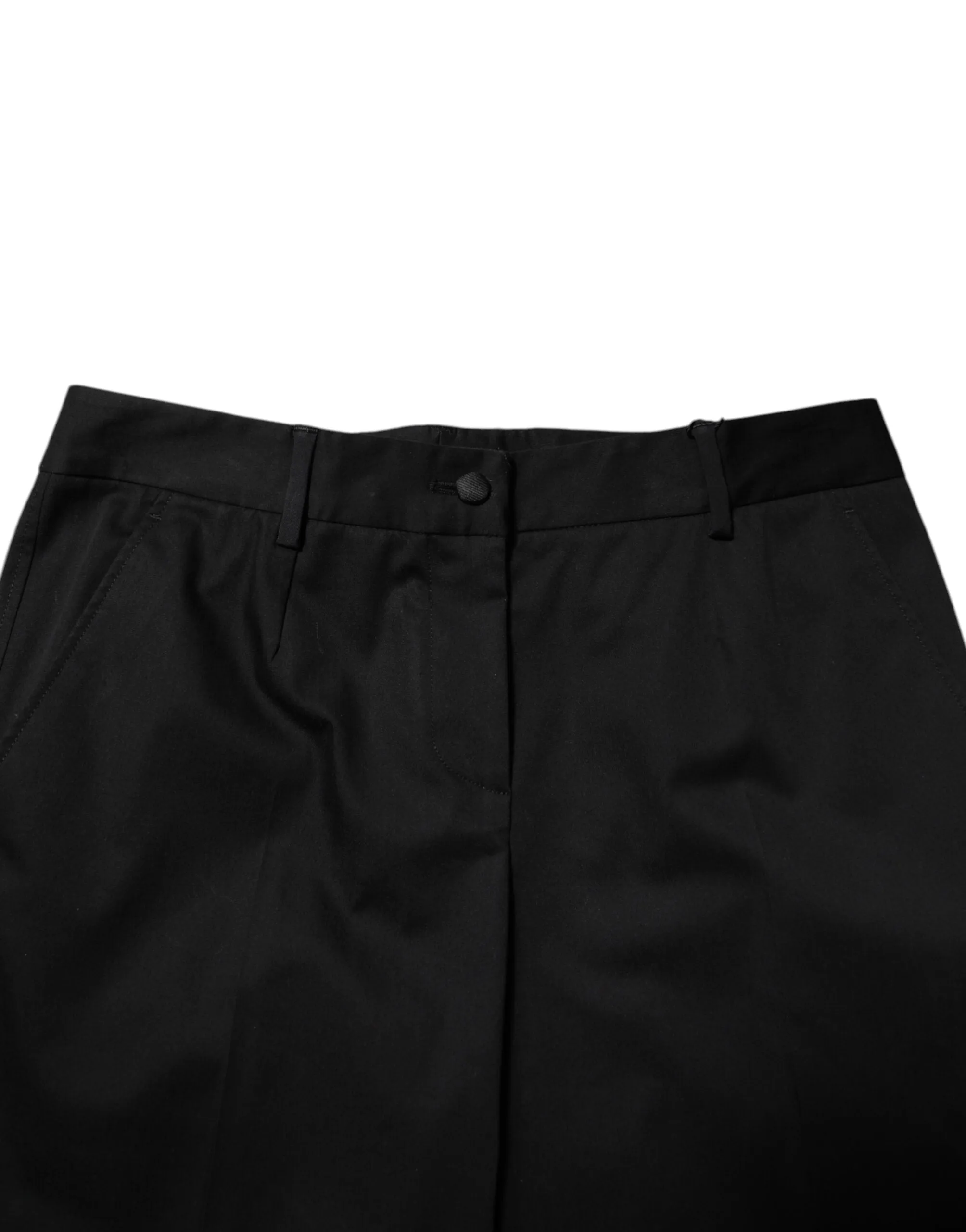 Black Cotton High Waist Formal Pants sold by Lord & Taylor product image thumbnail 4