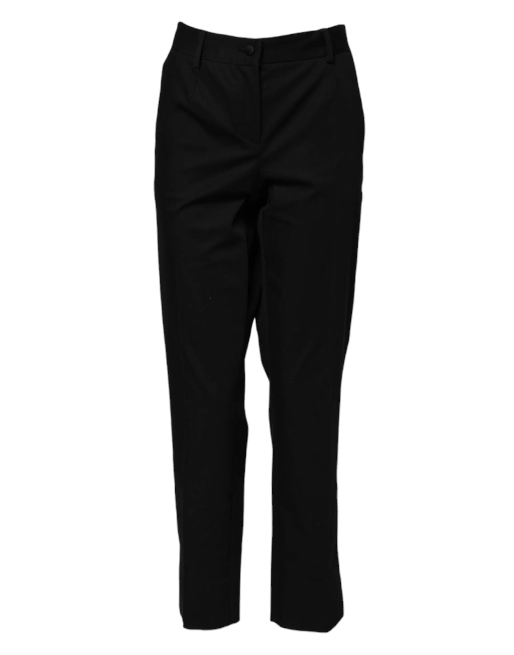 Black Cotton High Waist Formal Pants sold by Lord & Taylor