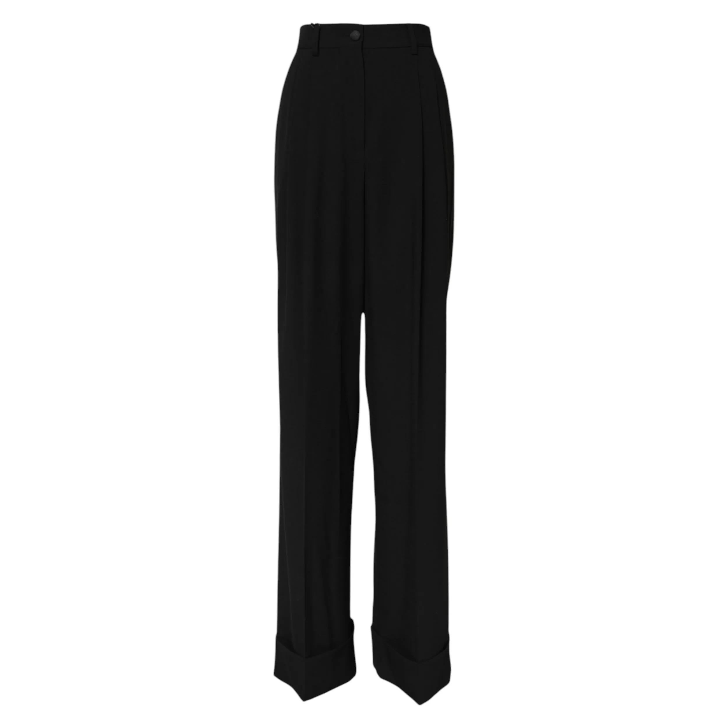 Black Wool High Waist Formal Pants sold by Lord & Taylor product image thumbnail 5