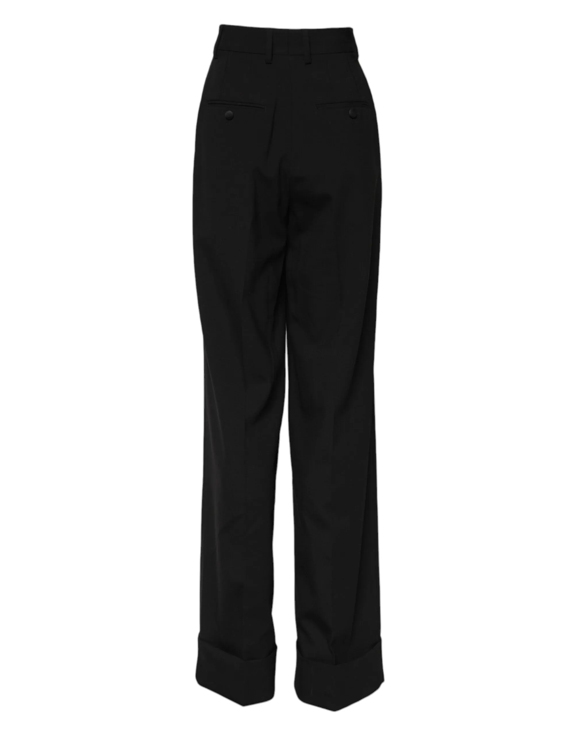 Black Wool High Waist Formal Pants sold by Lord & Taylor product image thumbnail 3