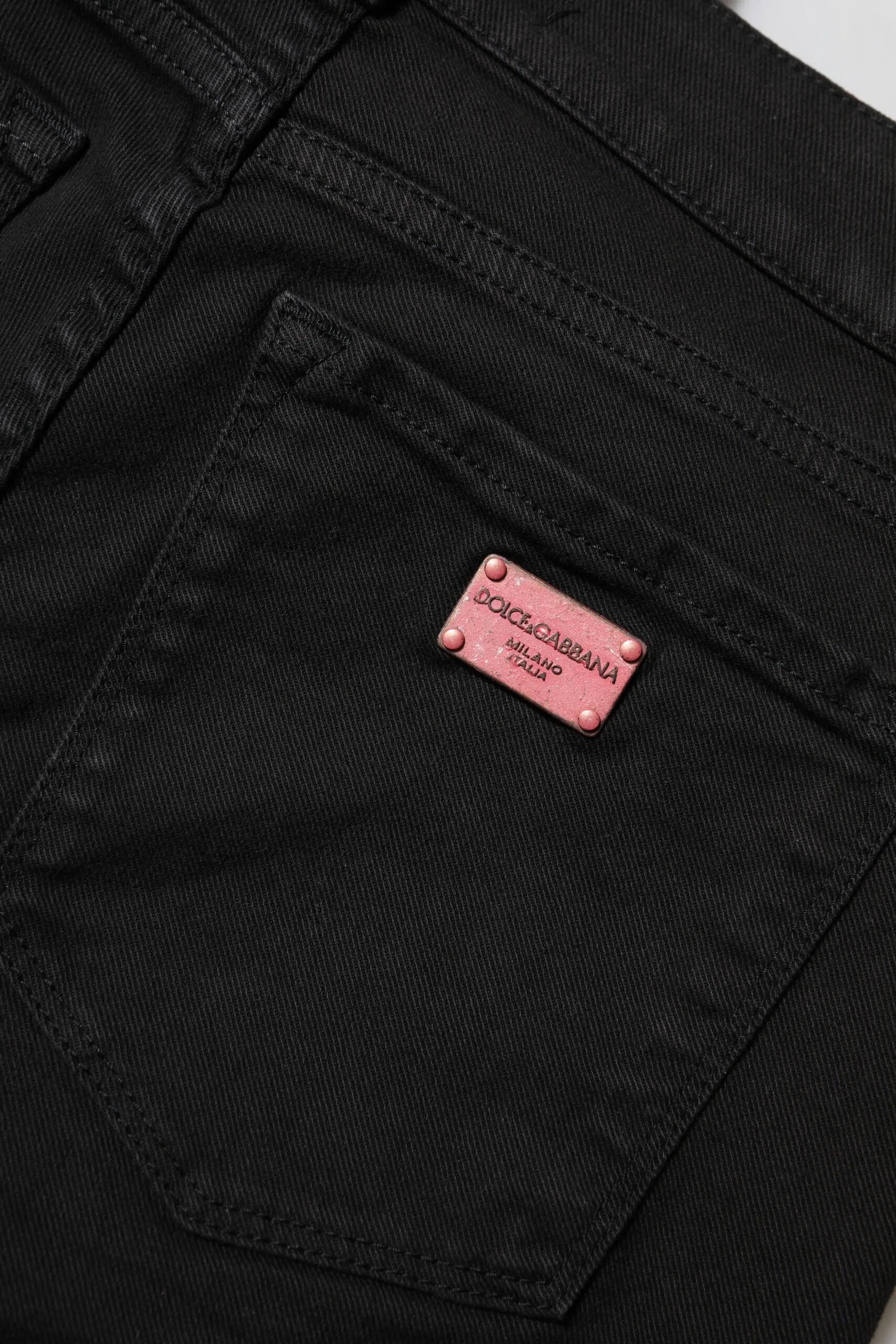 Black Cotton Skinny Mid Waist Denim Jeans sold by Lord & Taylor product image thumbnail 5