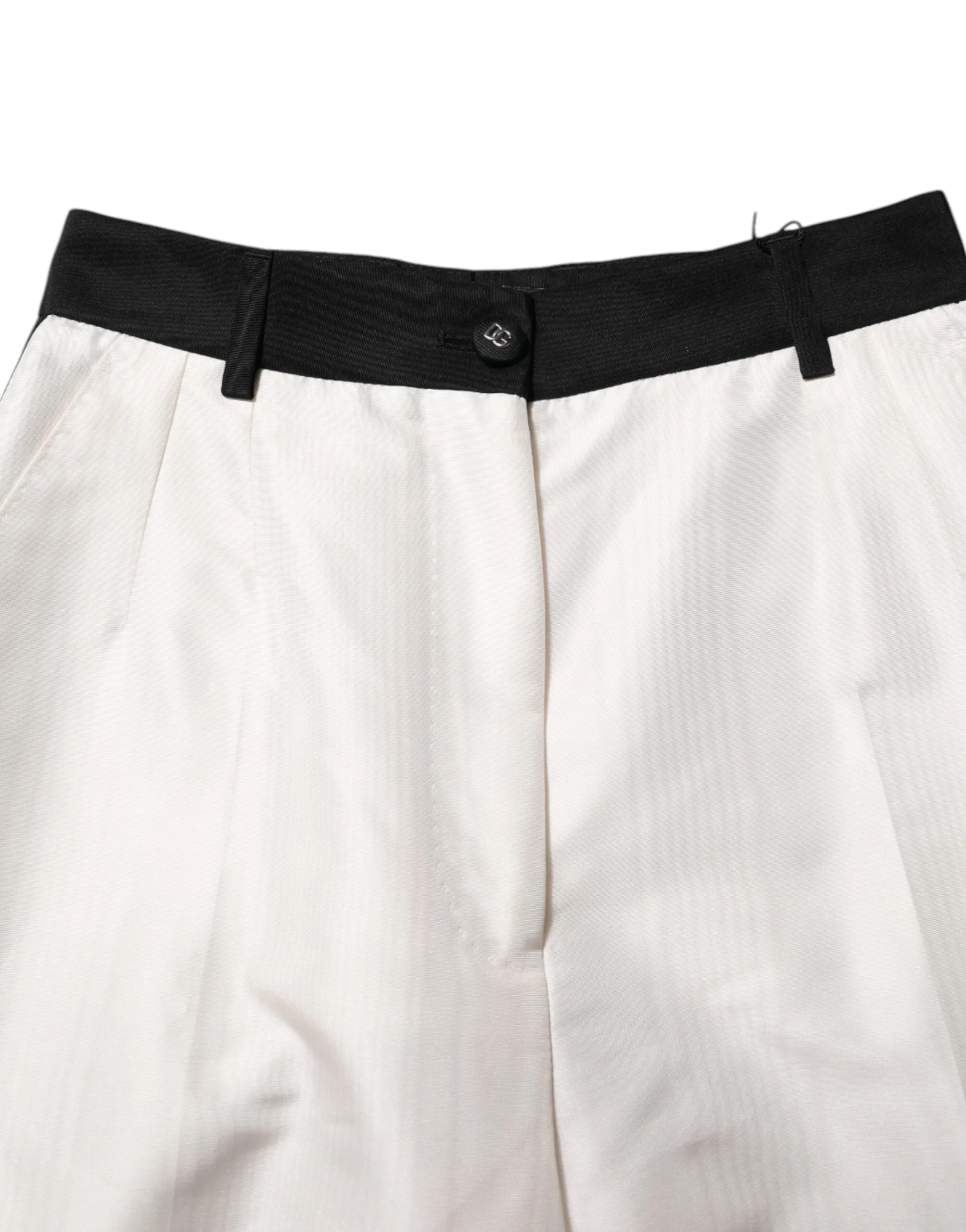 White High Waist Straight Dress Trouser Pants sold by Lord & Taylor product image thumbnail 4