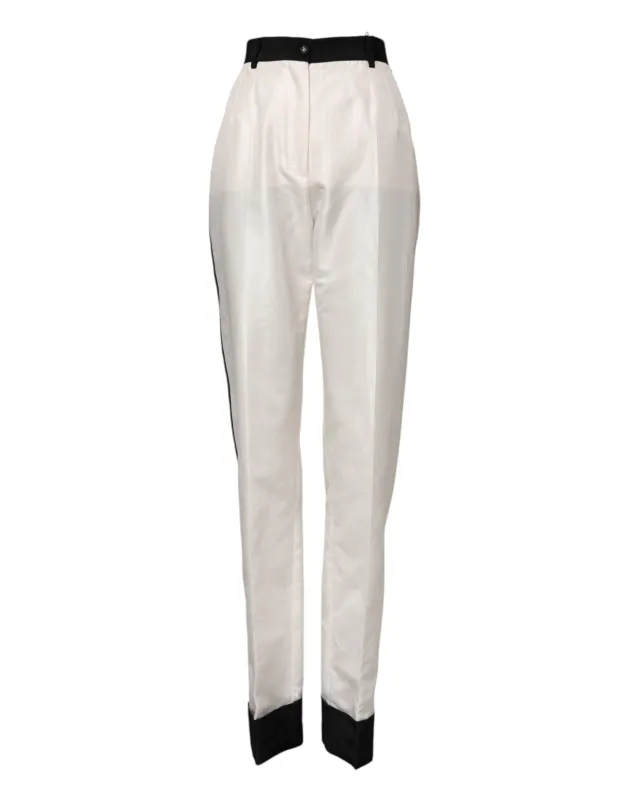 White High Waist Straight Dress Trouser Pants sold by Lord & Taylor