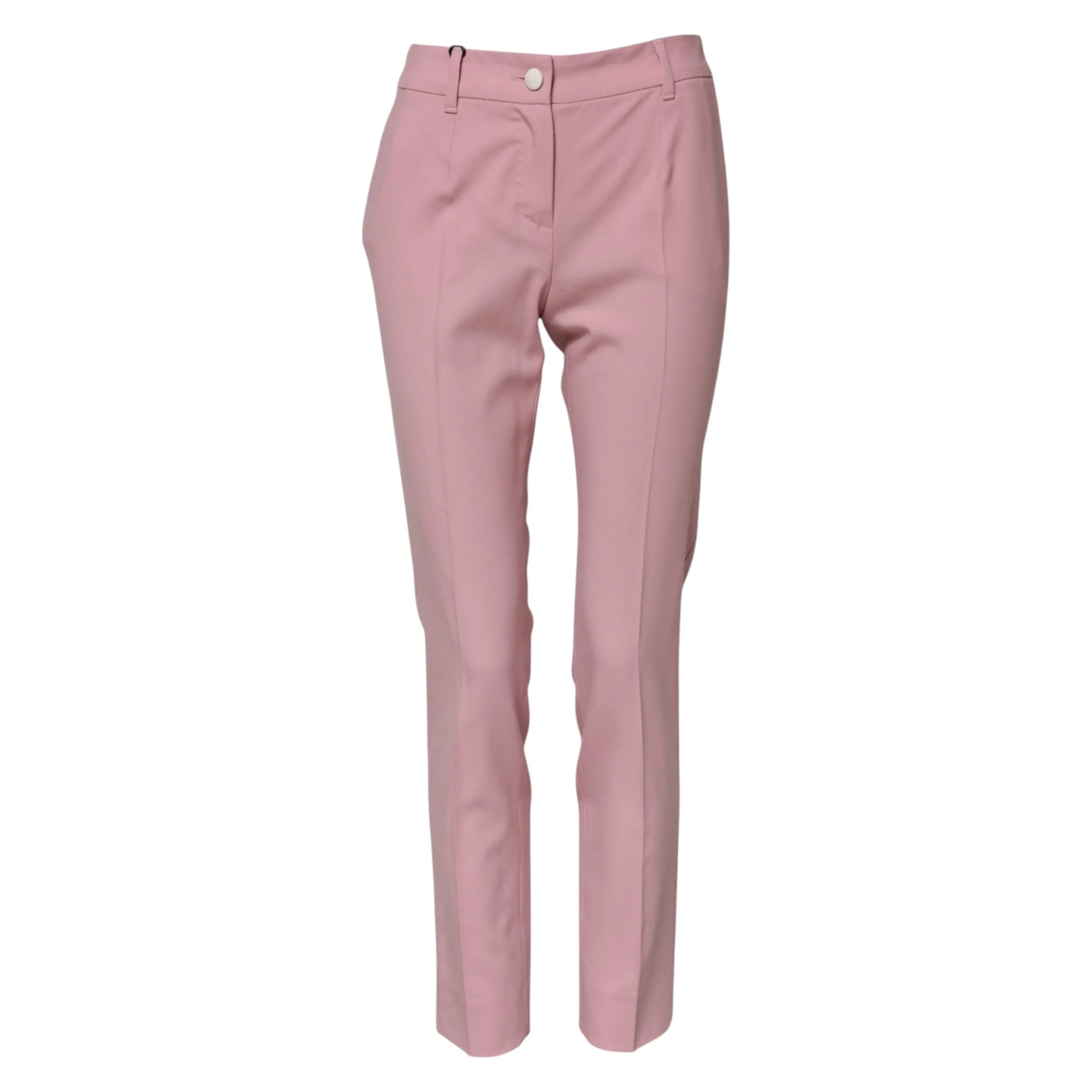 Pink Wool High Waist Tapered Pants sold by Lord & Taylor product image thumbnail 5