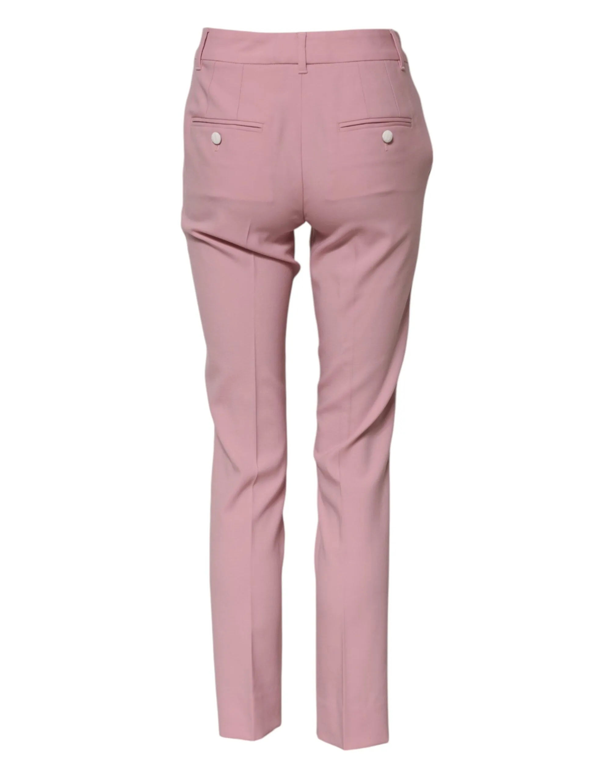 Pink Wool High Waist Tapered Pants sold by Lord & Taylor product image thumbnail 3
