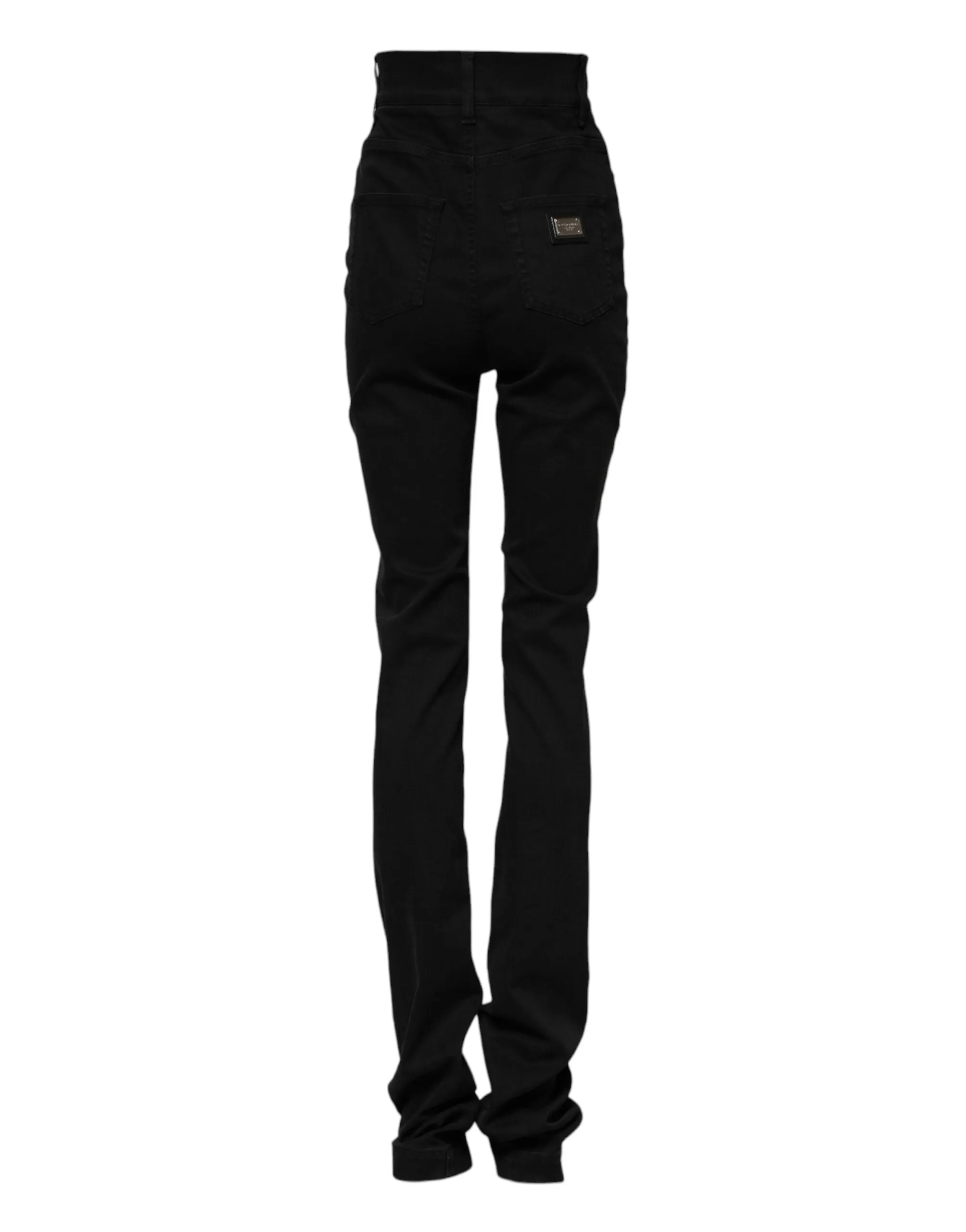 Black Cotton High Waist Skinny Denim Jeans sold by Lord & Taylor product image thumbnail 3