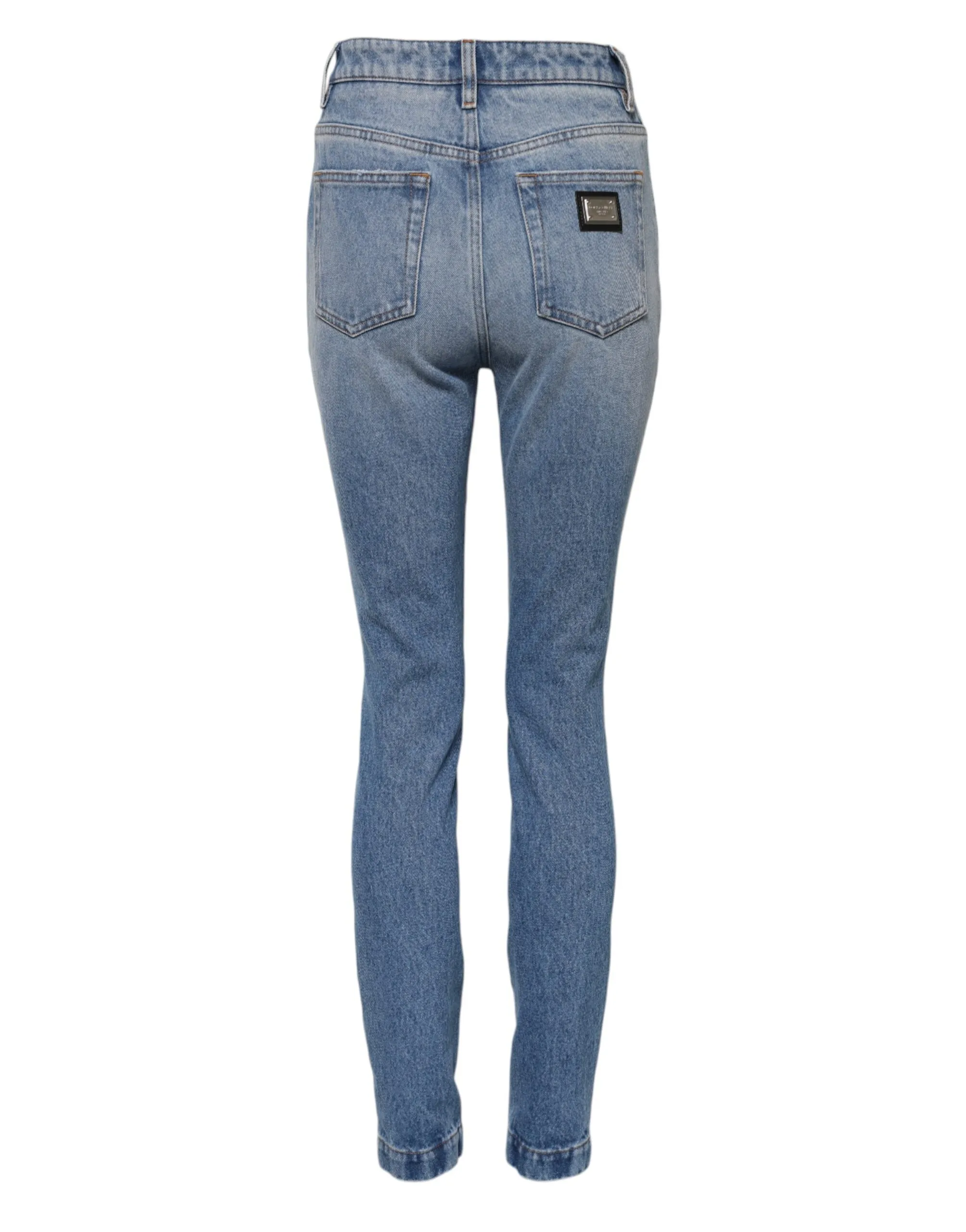 Blue Washed Skinny High Waist Denim Jeans sold by Lord & Taylor product image thumbnail 3