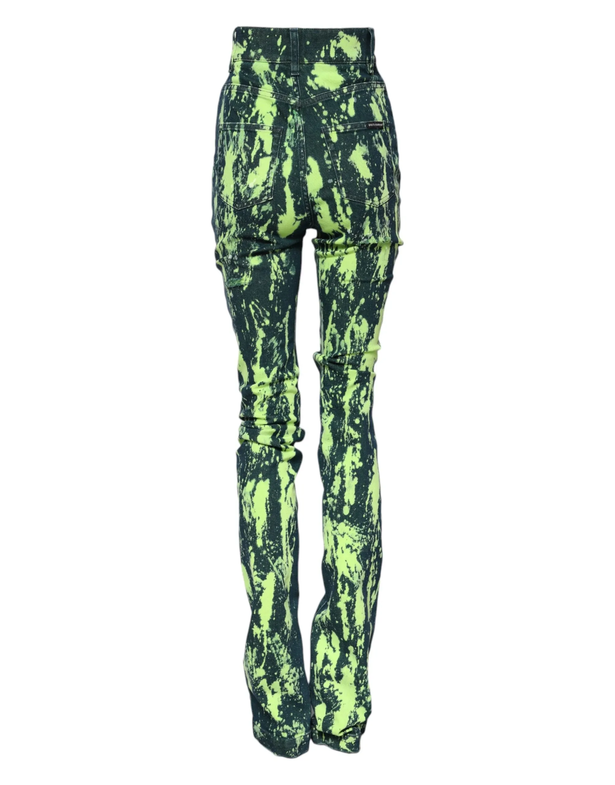 Green Color Splash High Waist Denim Jeans sold by Lord & Taylor product image thumbnail 3