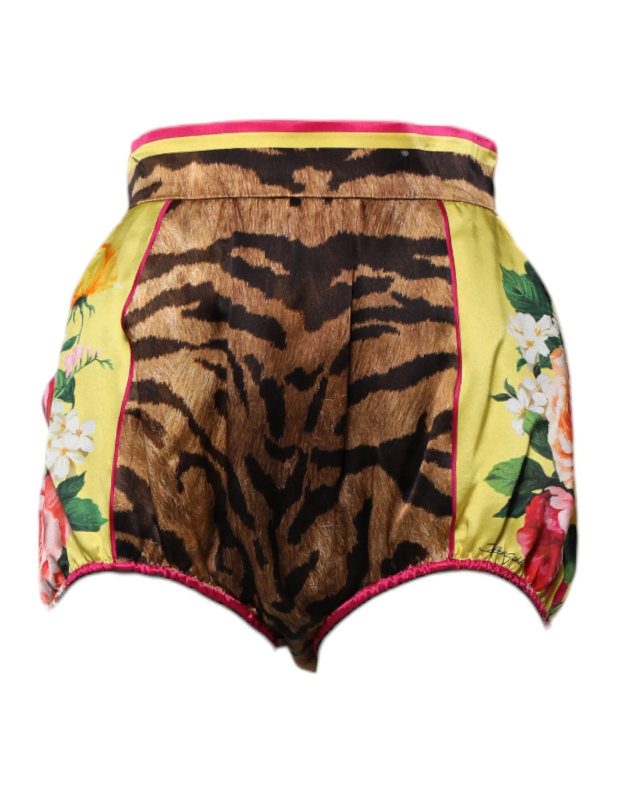 Multicolor Floral High Waist Hot Pants Shorts sold by Lord & Taylor product image thumbnail 2