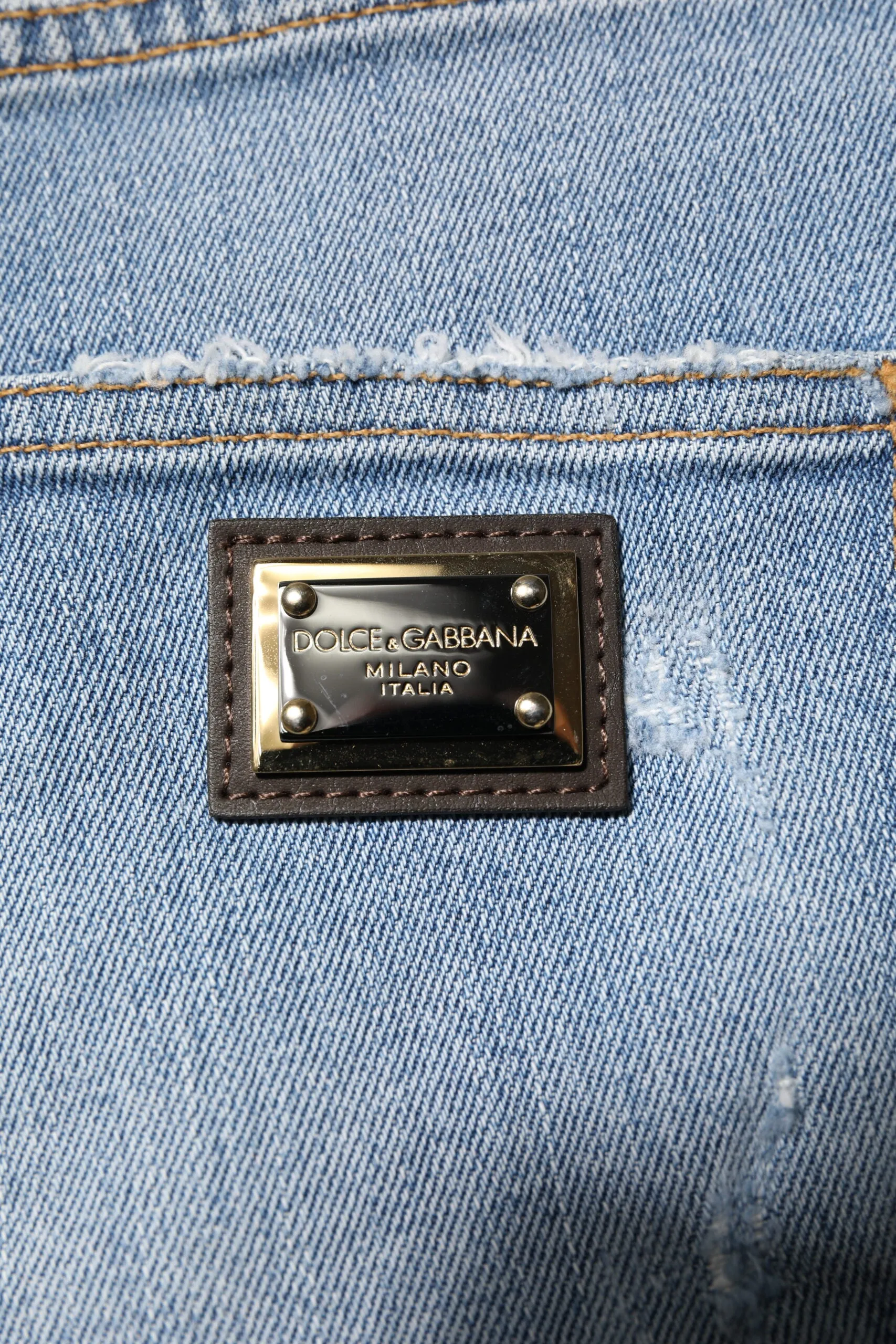 Blue Tattered Denim Cotton Hot Pants Shorts sold by Lord & Taylor product image thumbnail 5