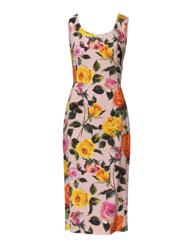 Multicolor Floral Knee Length Sheath Dress sold by Lord & Taylor