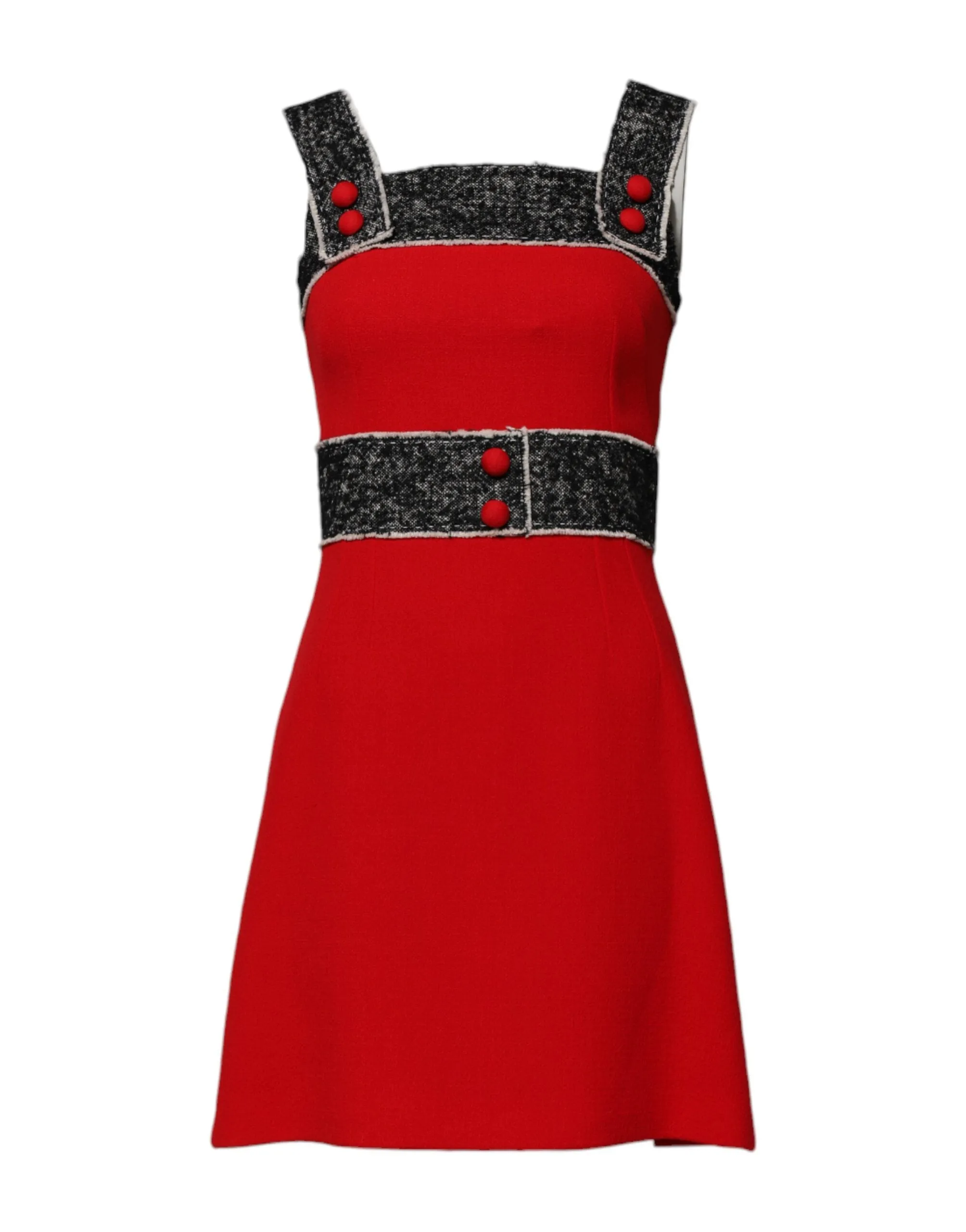Red Wool Sleeveless A-line Flared Mini Dress sold by Lord & Taylor
